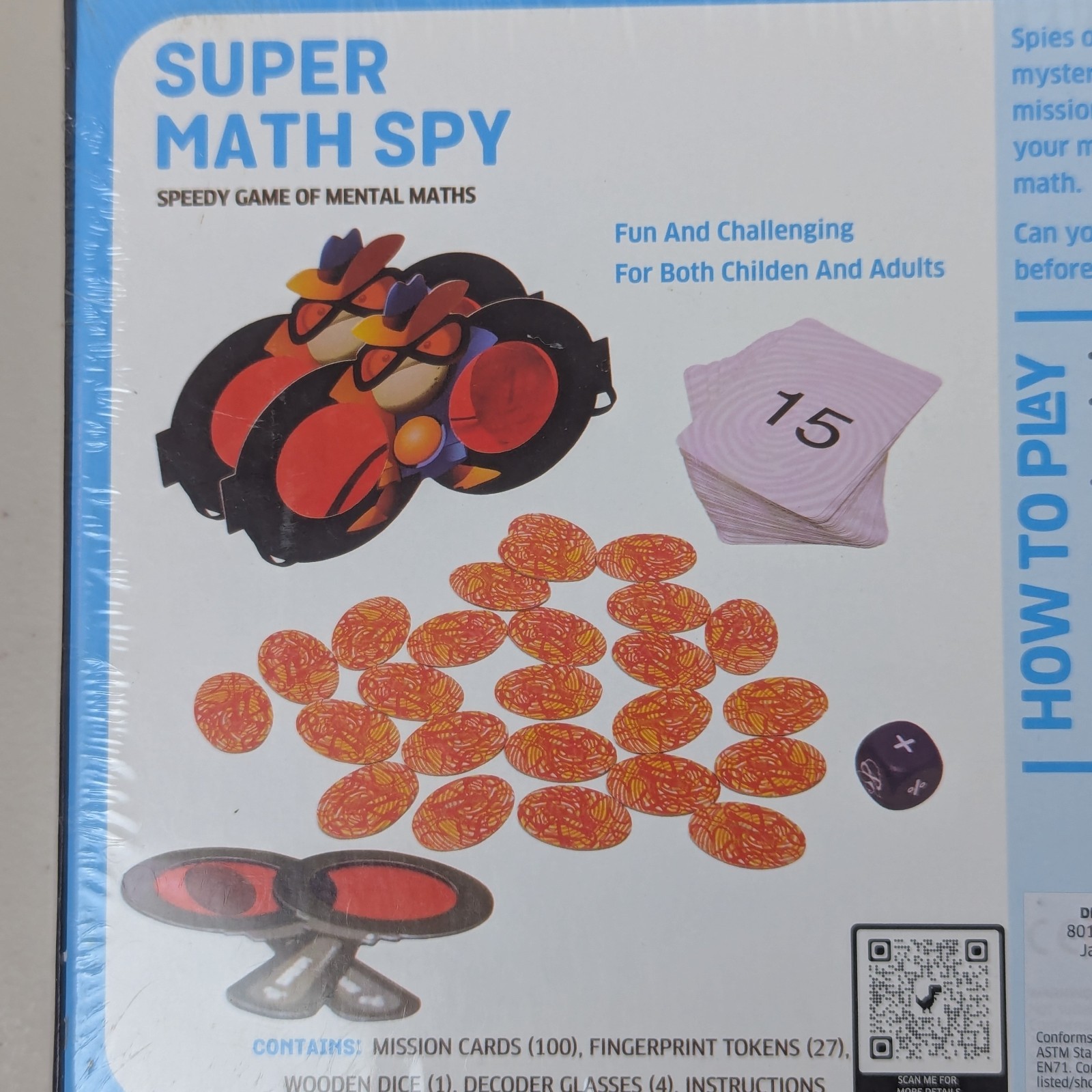 Super Math Spy Speedy Game of Math Logic & Problem Solving Skill Speed Brand New