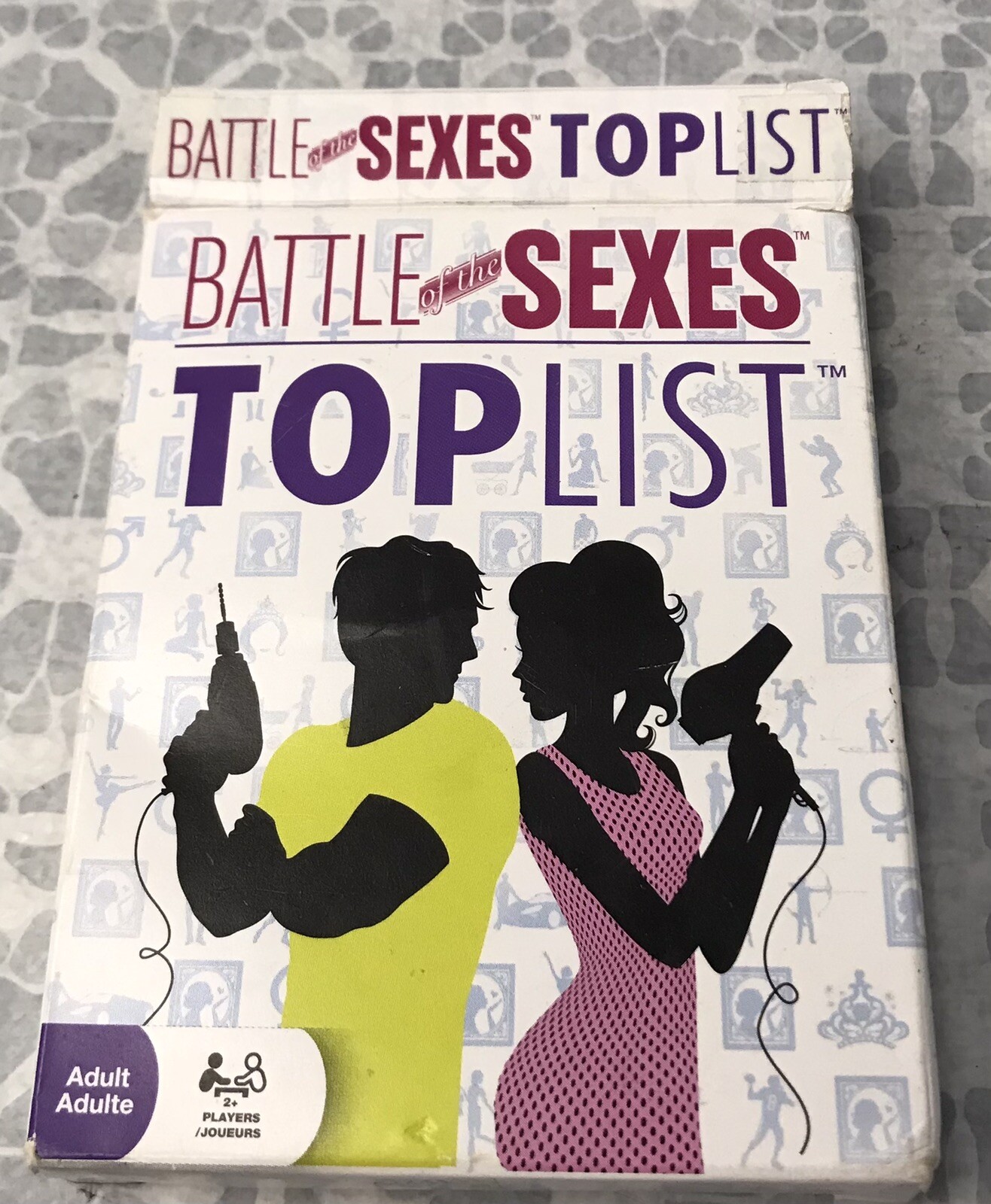 Battle Of The Sexes Top List Adult Card Game  2+ Players