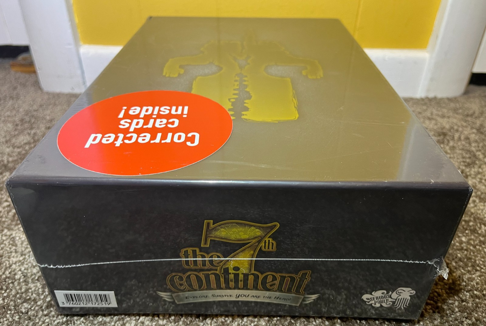 LOT – The 7th Continent board game + What Goes Up expansion NEW, NIS