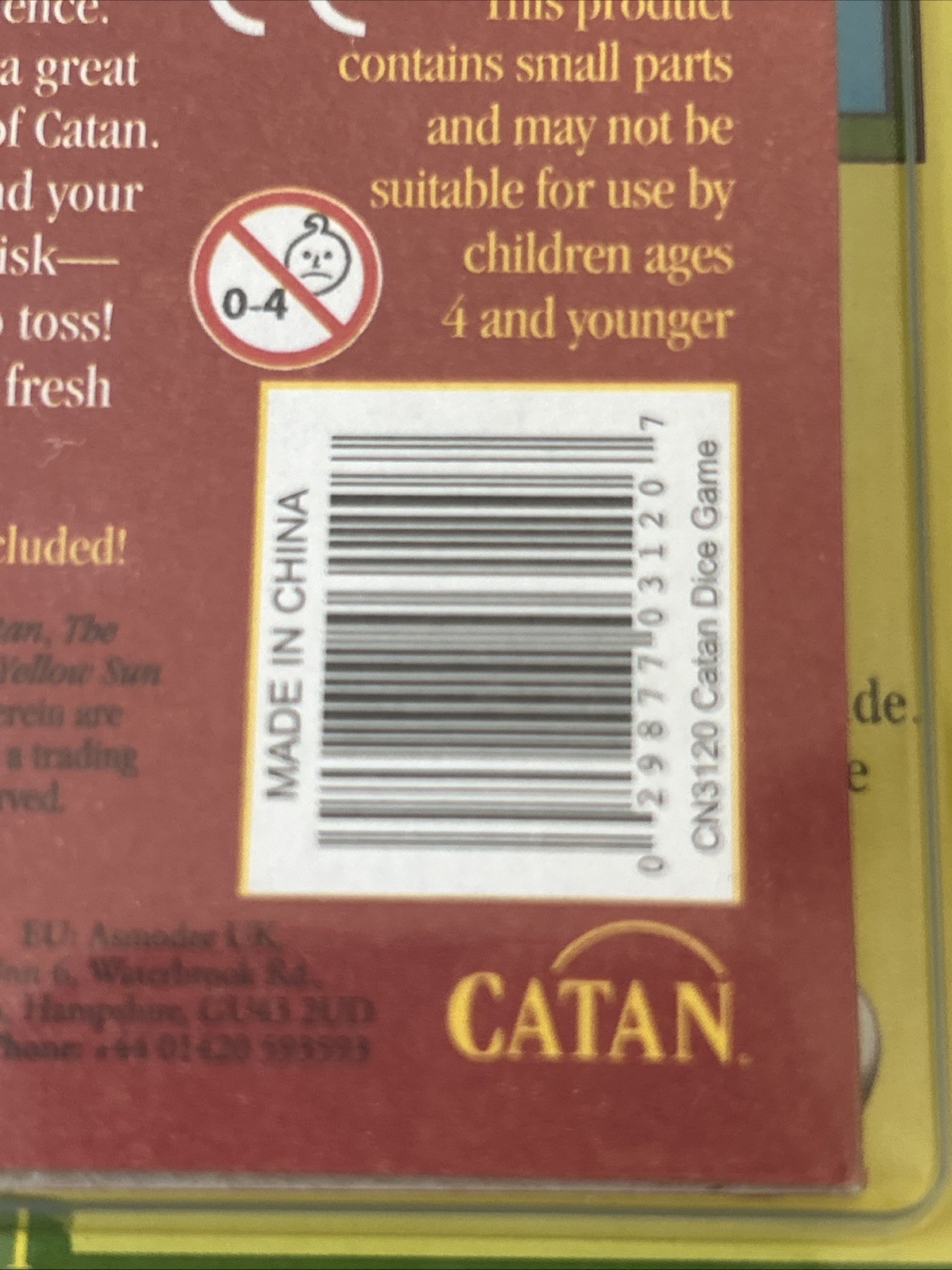 Settlers of Catan 5-6 Player Extension with Dice Game BRAND NEW
