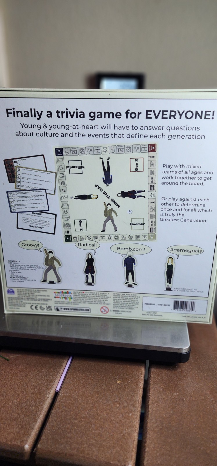 Mind The Gap Board Game Trivia Game for The Generations 2020 Solid Roots Sealed