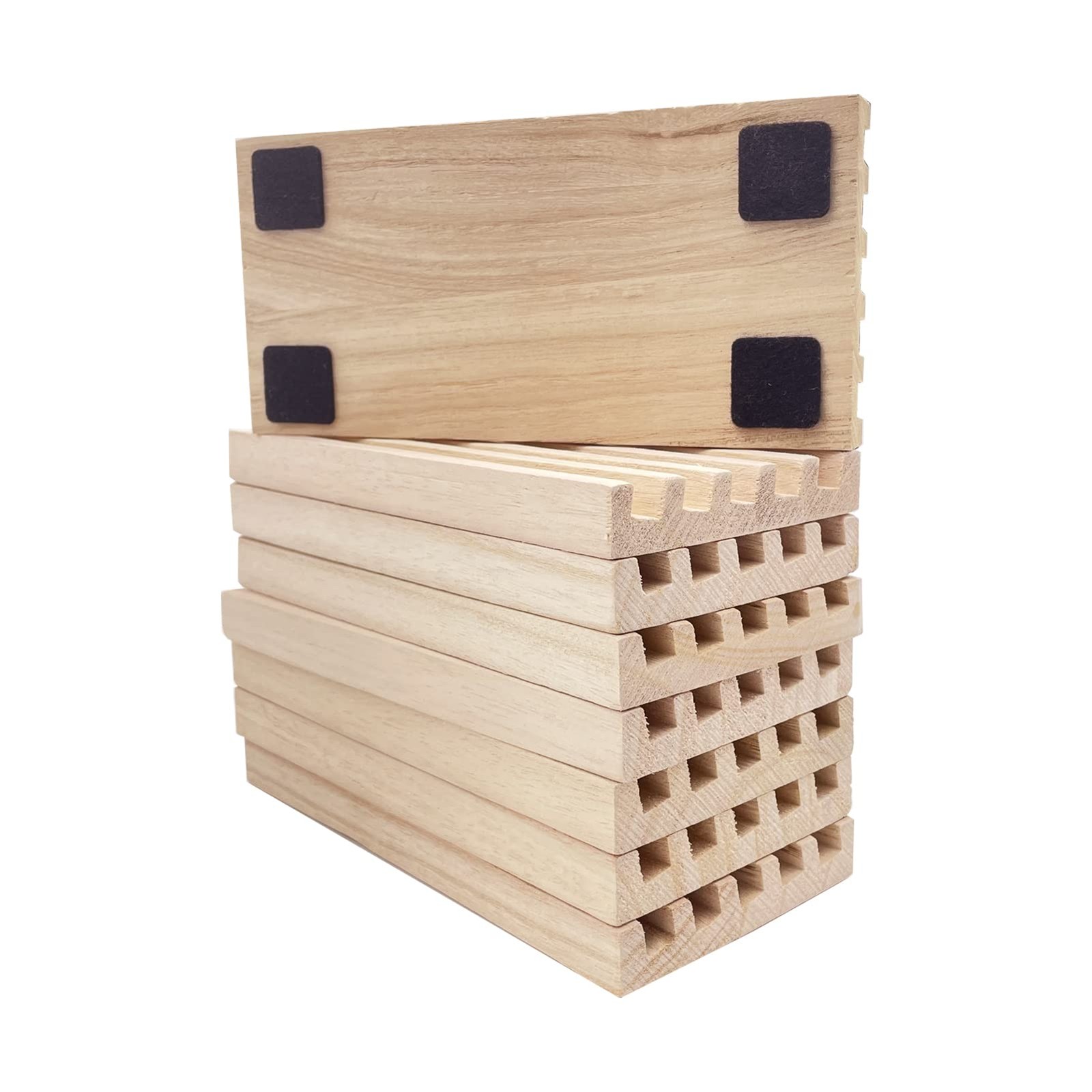 SUTIMSHE Mexican Train Domino 7.87 x 3.74 x 0.71 inches, Woodgrain Color