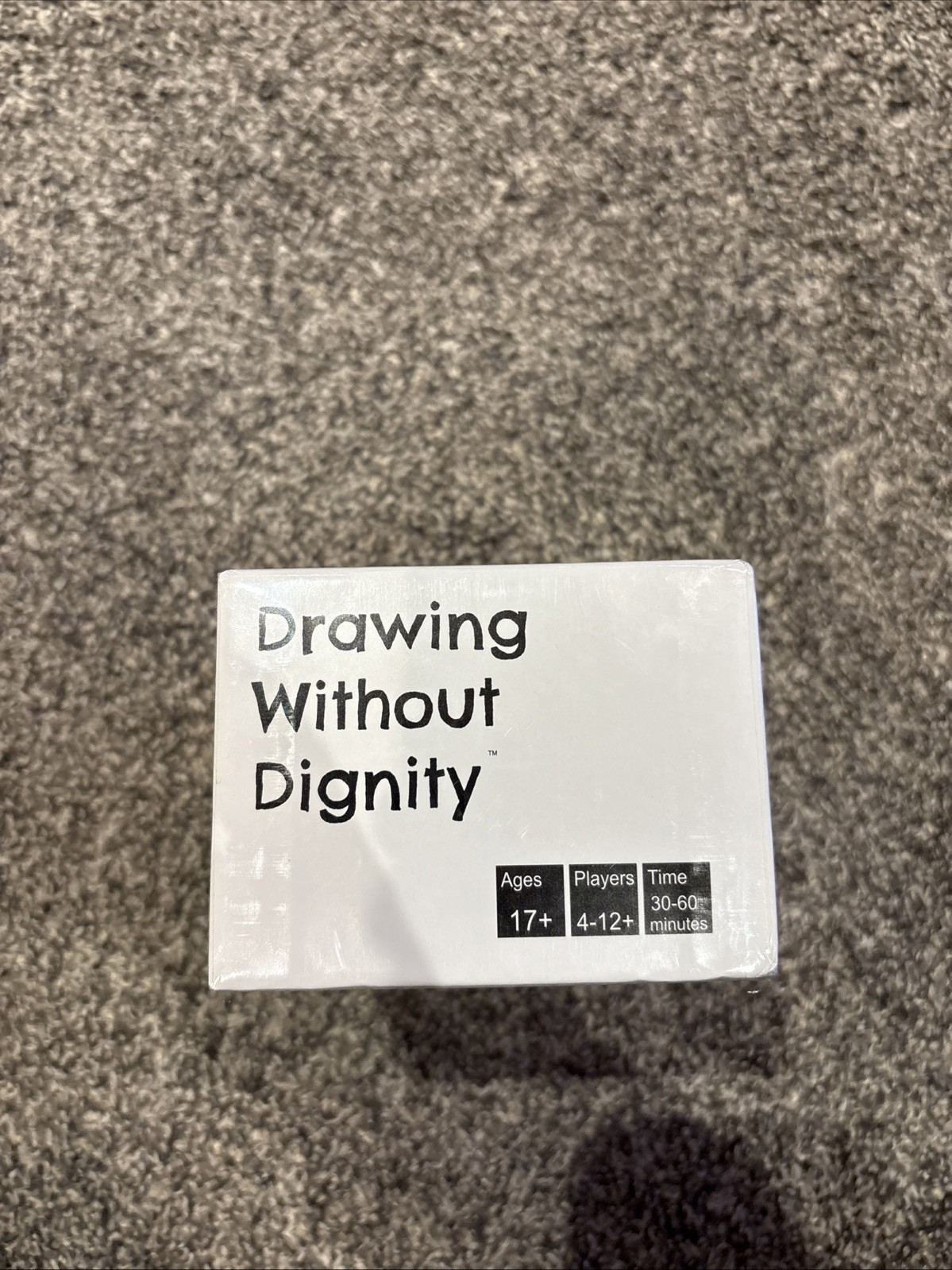 Drawing Without Dignity : A Game of Uncensored Sketches Adult Pictionary NEW