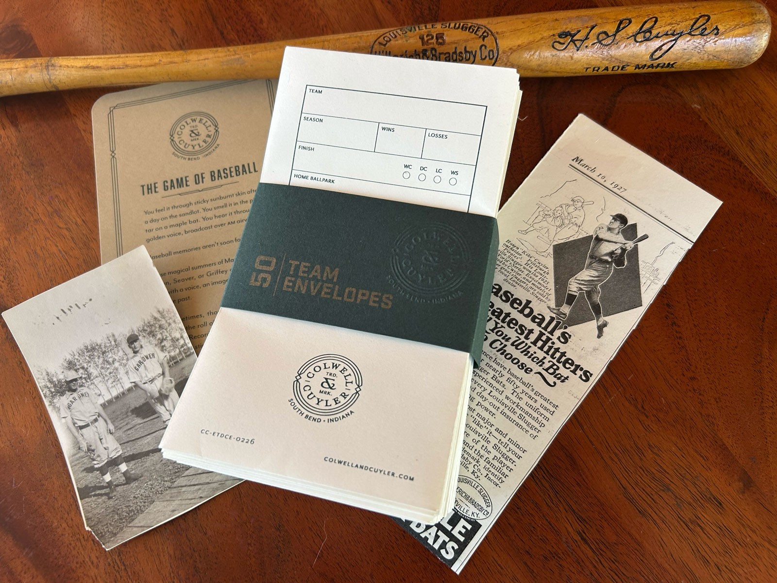 Colwell & Cuyler Strat-O-Matic SOM Baseball Envelopes w/Roster – 50 Envelopes