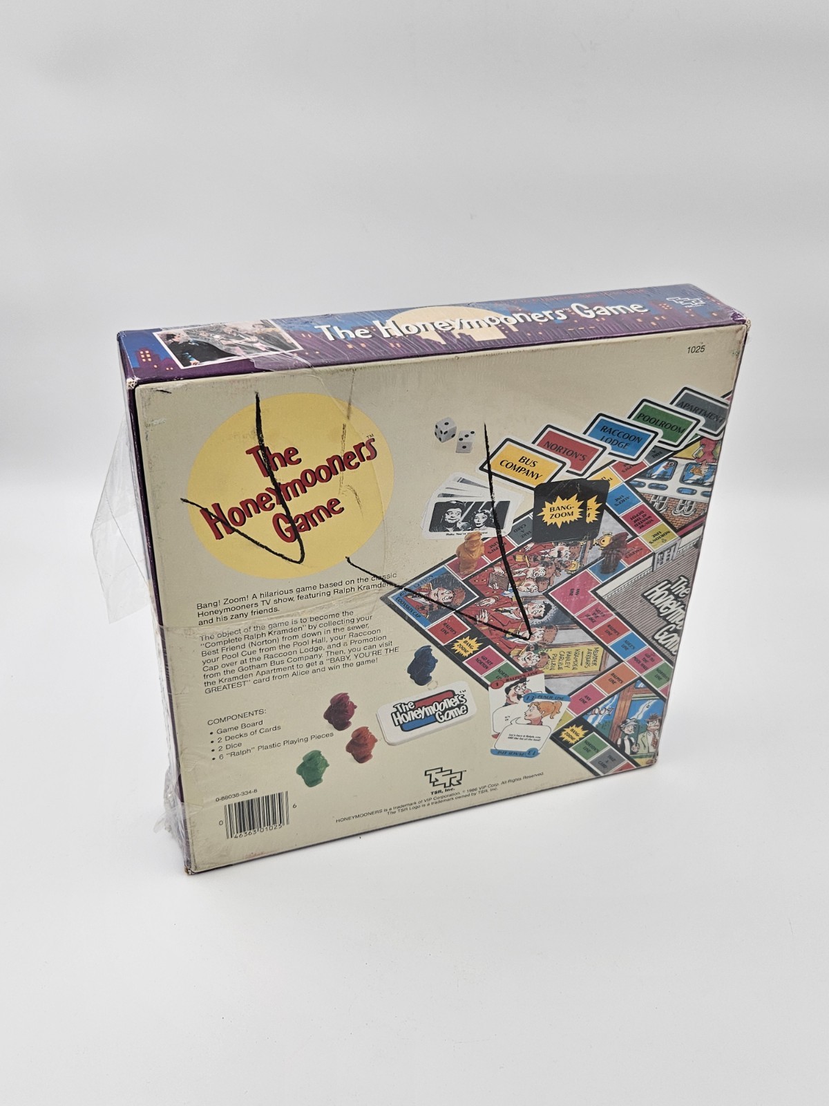 NEW VINTAGE 1986 THE HONEYMOONERS GAME BOARD GAME BY TSR INC SEALED