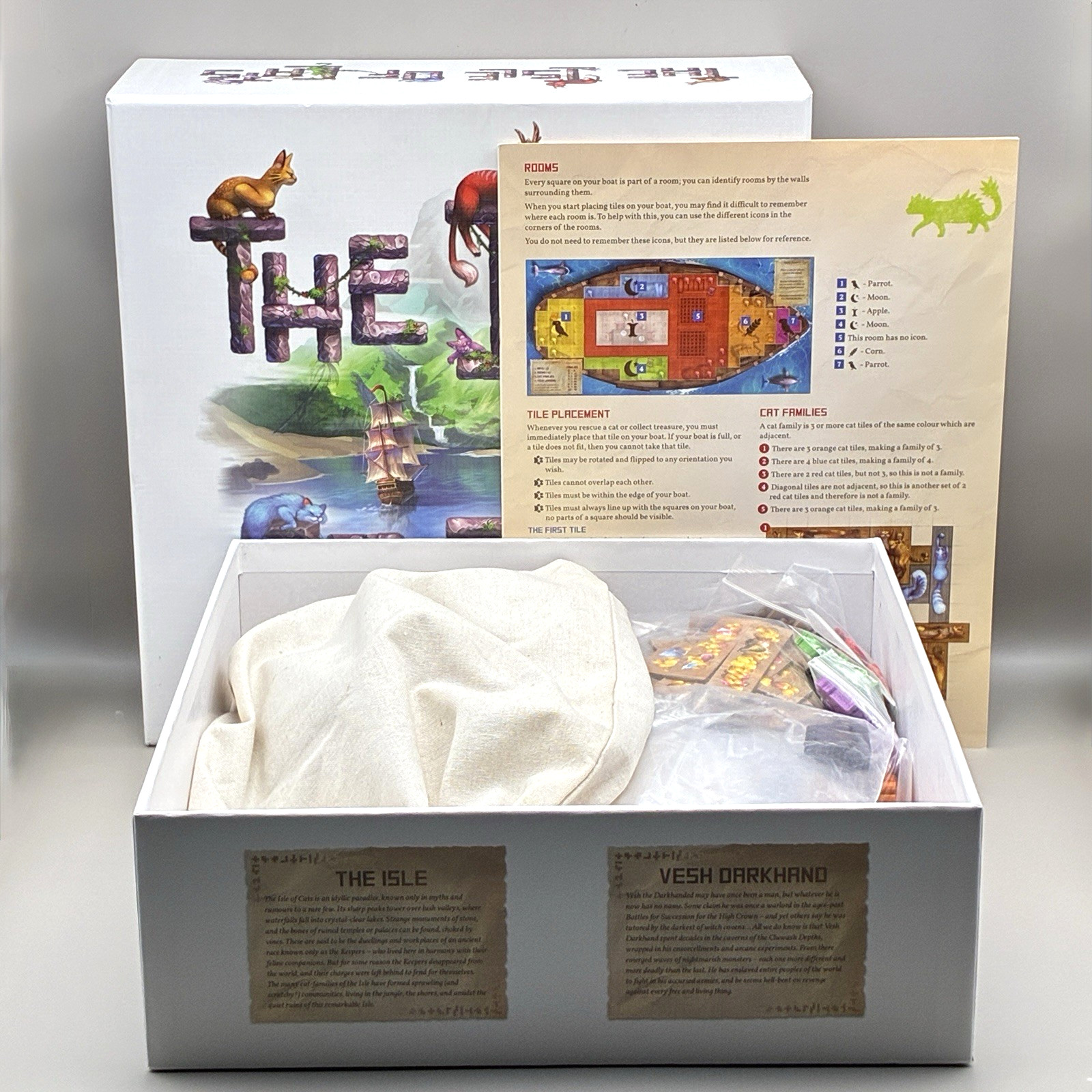 The Isle of Cats Base Game Family + Solo Mode 2019 City of Games