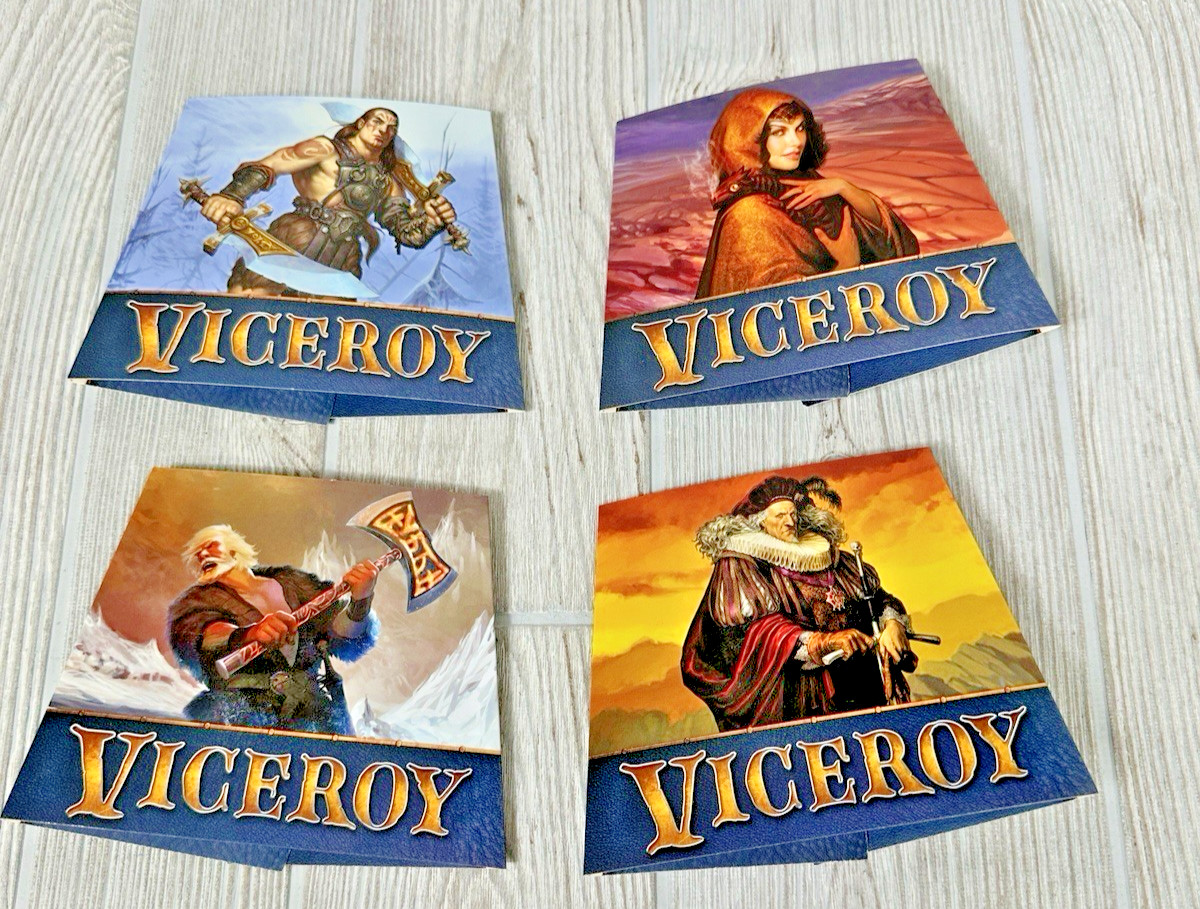 Viceroy Board Game Hobby World Unpunched Cards Sealed Cards Strategy COMPLETE