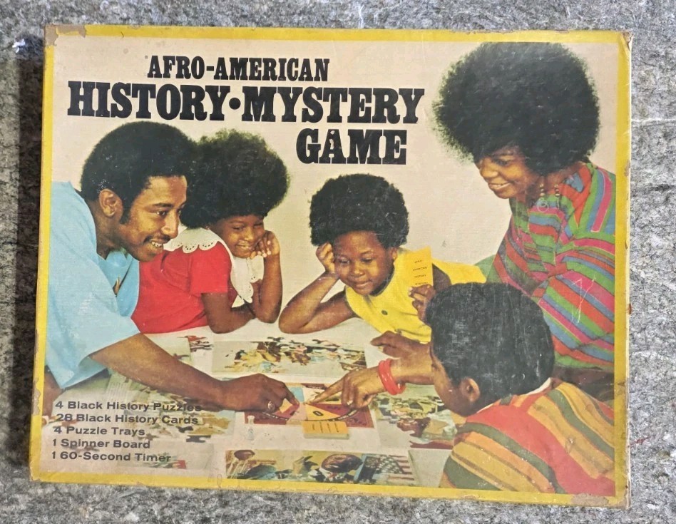 Vintage Afro American History Mystery Game 1969 African American RARE Complete