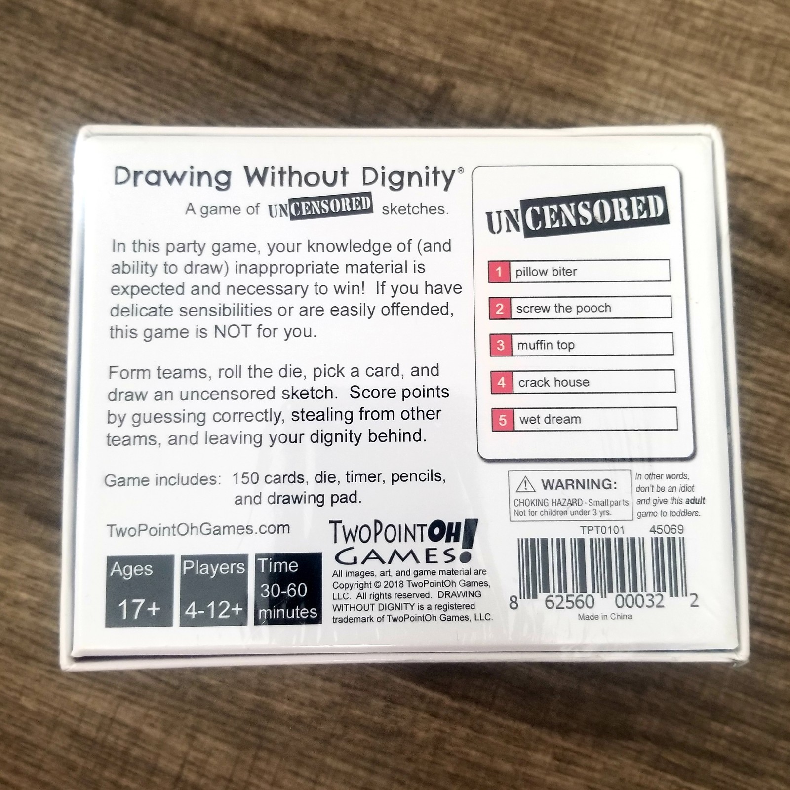Drawing Without Dignity Uncensored Party Drawing Game Ages 17+