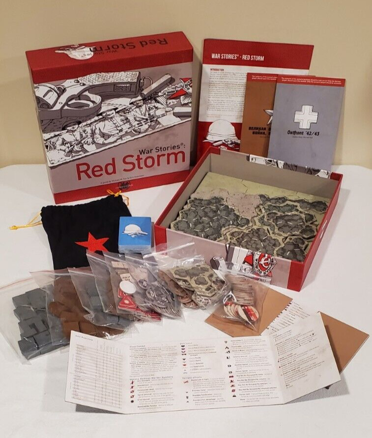 War Stories: RED STORM Board Game (2014) Conquistador Games Brand NEW Open Box