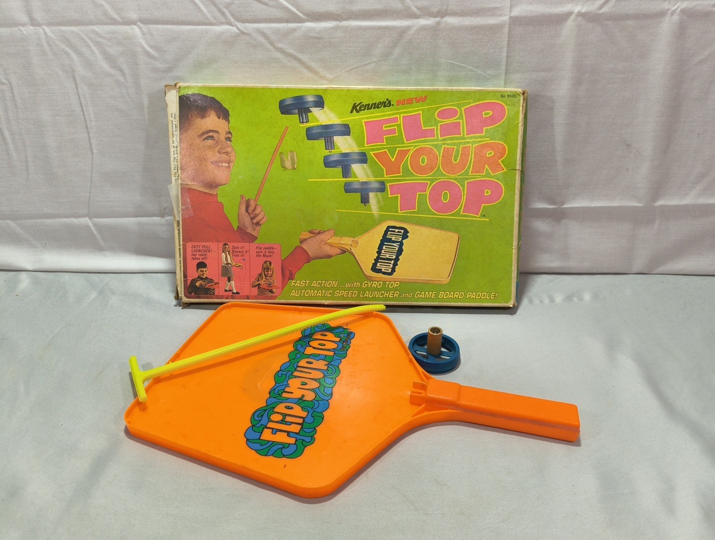 Vintage Lot (3) Board Games Backgammon(Cmplt) Flip Your Top(Cmplt) Lotto See Pic