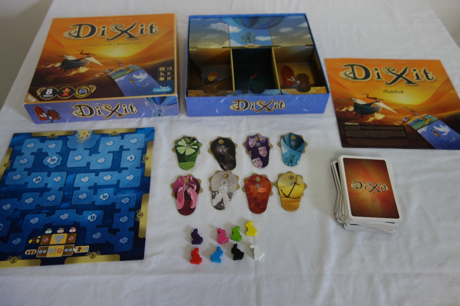 Dixit Board Game Storytelling Game Kids and Adults Family Ages 8+ 100% Complete