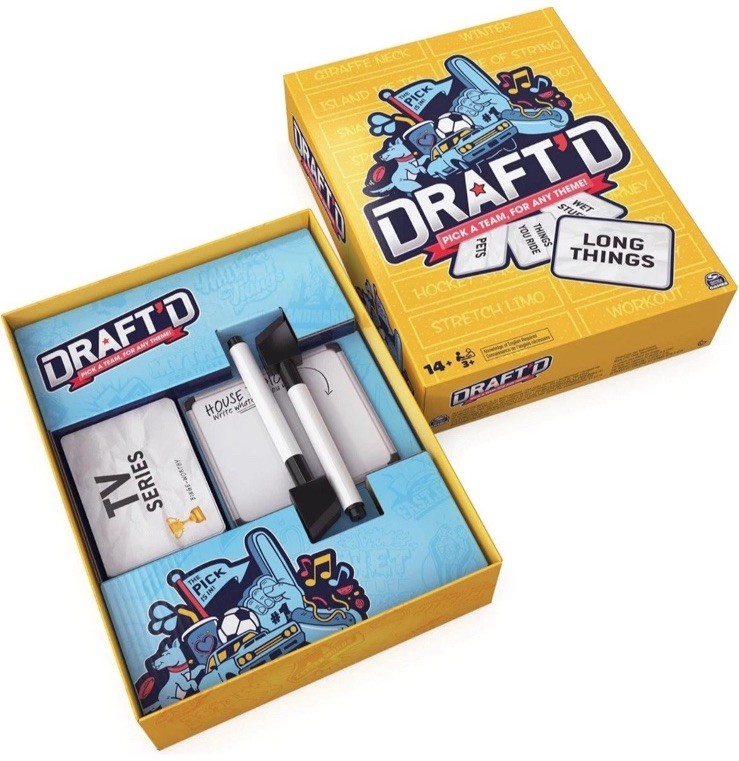 Draft’d Competitive Drafting Party Game Brand New Sealed