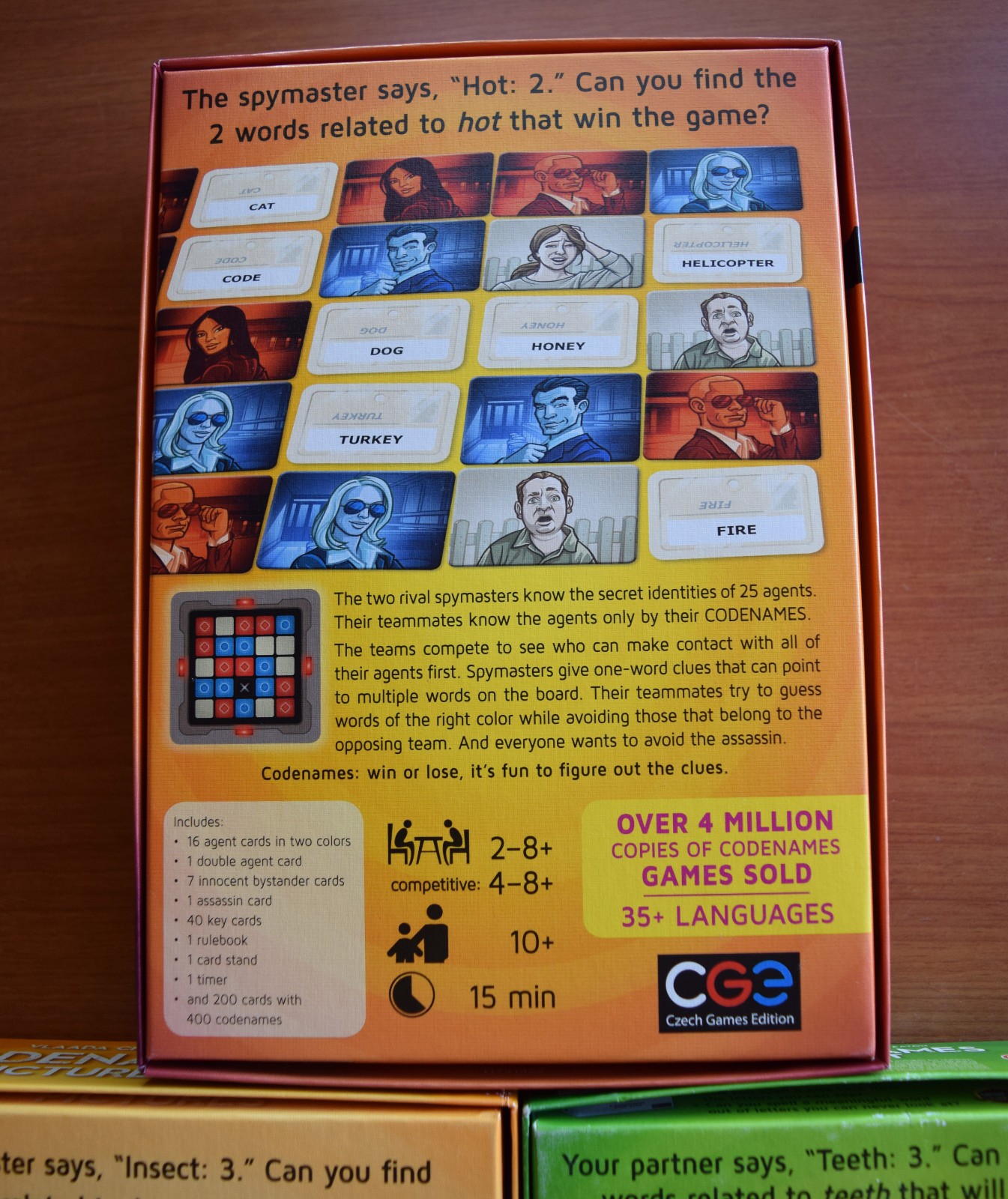 CODENAMES GAME LOT: CODENAMES, DUET, PICTURES – PLEASE READ DESCRIPTION SEE PICS