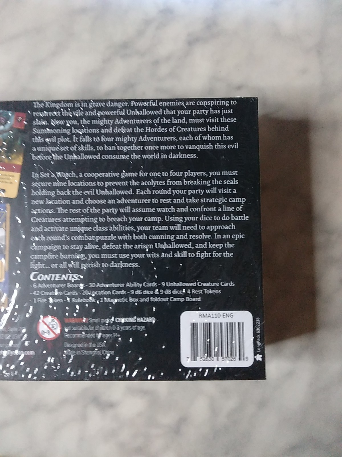 Rock Manor Games ‘Set A Watch’ Board Game Brand New In Sealed Box Ages 14
