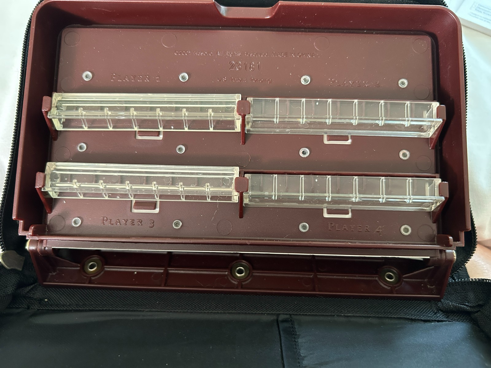 Travel SCRABBLE Game Zippered Case 2001 Portable PLEASE READ!!