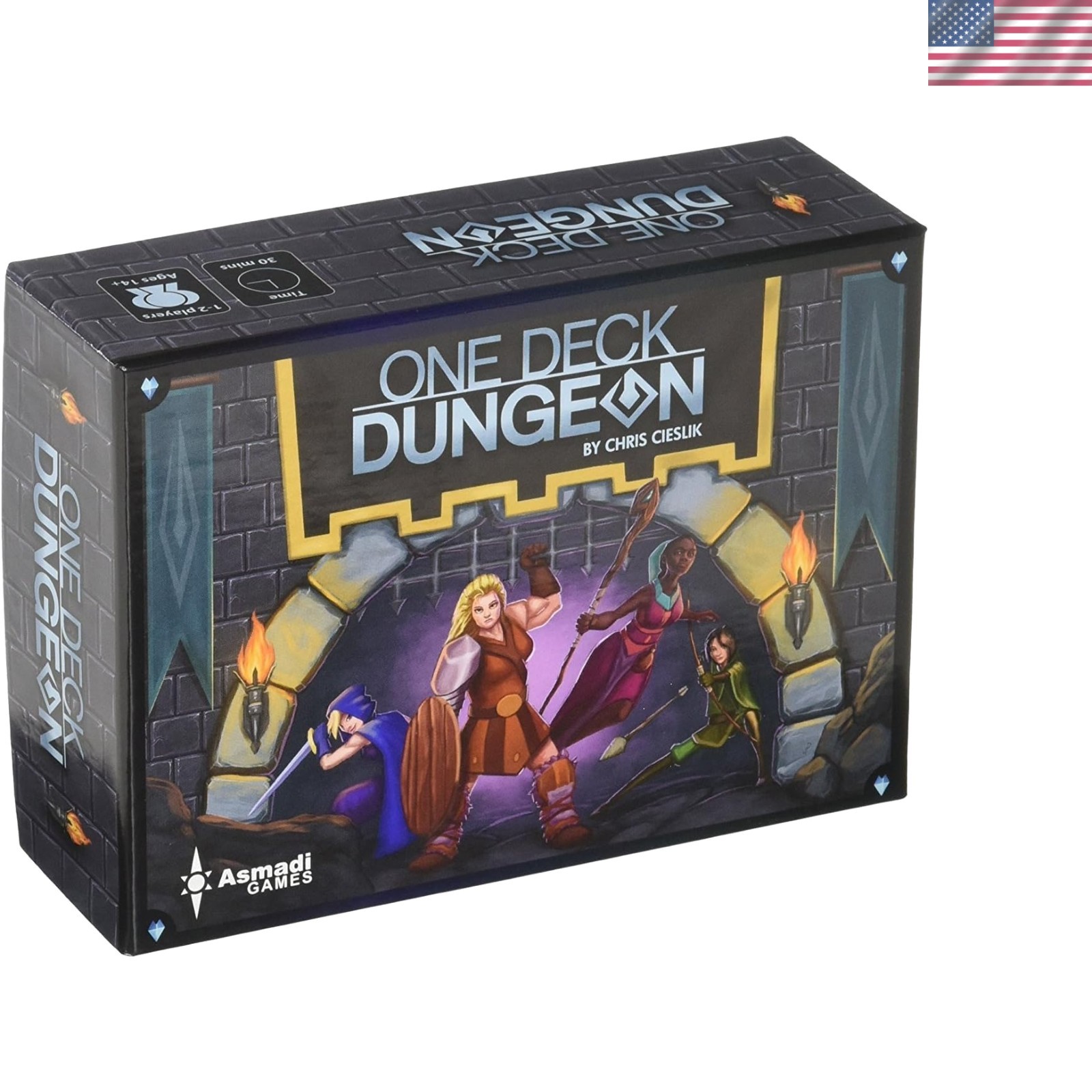 One Deck Dungeon: Fast-Paced Fantasy Adventure Game for Ages 168 and Up
