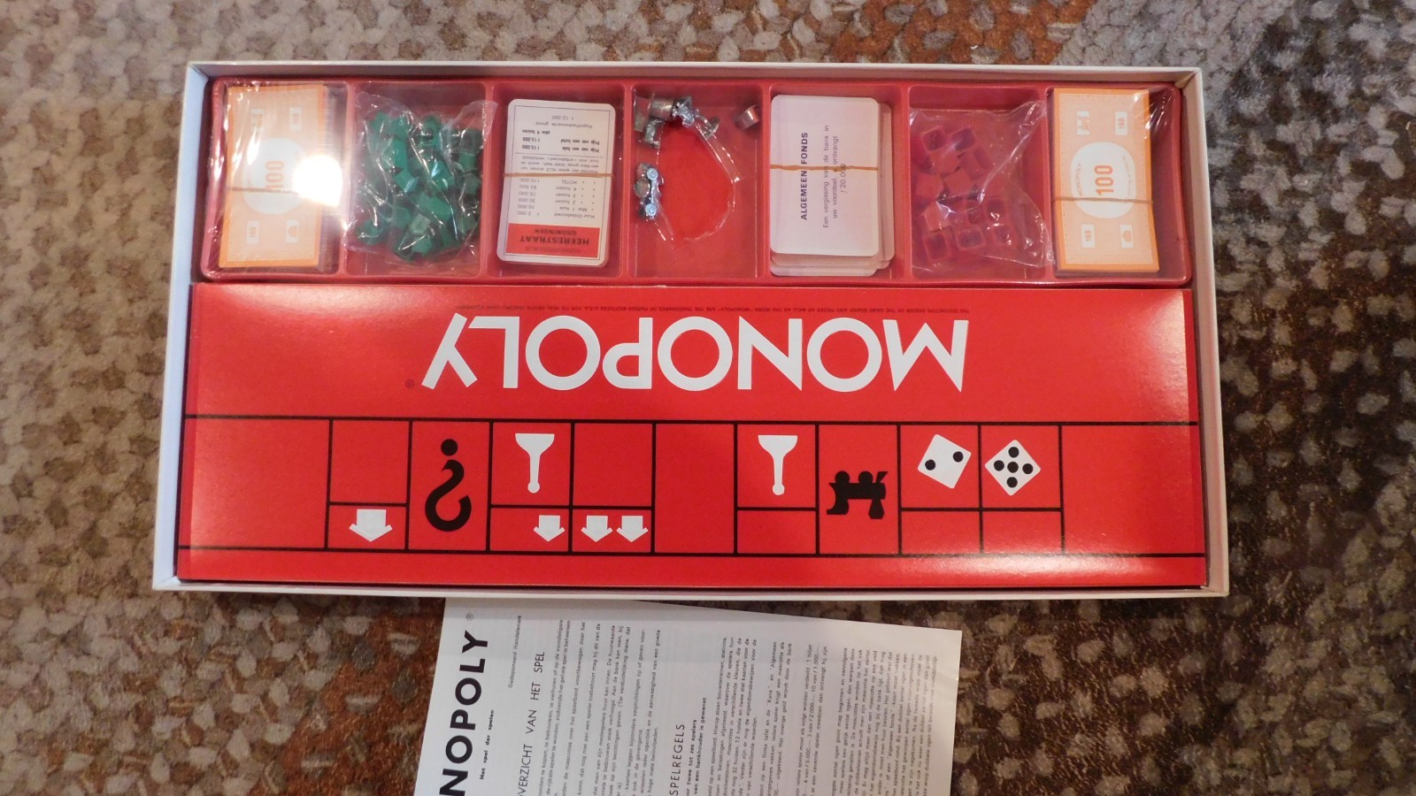 VINTAGE MONOPOLY GAME DUTCH VERSION AMSTERDAM COMPLETE GREAT CONDITION