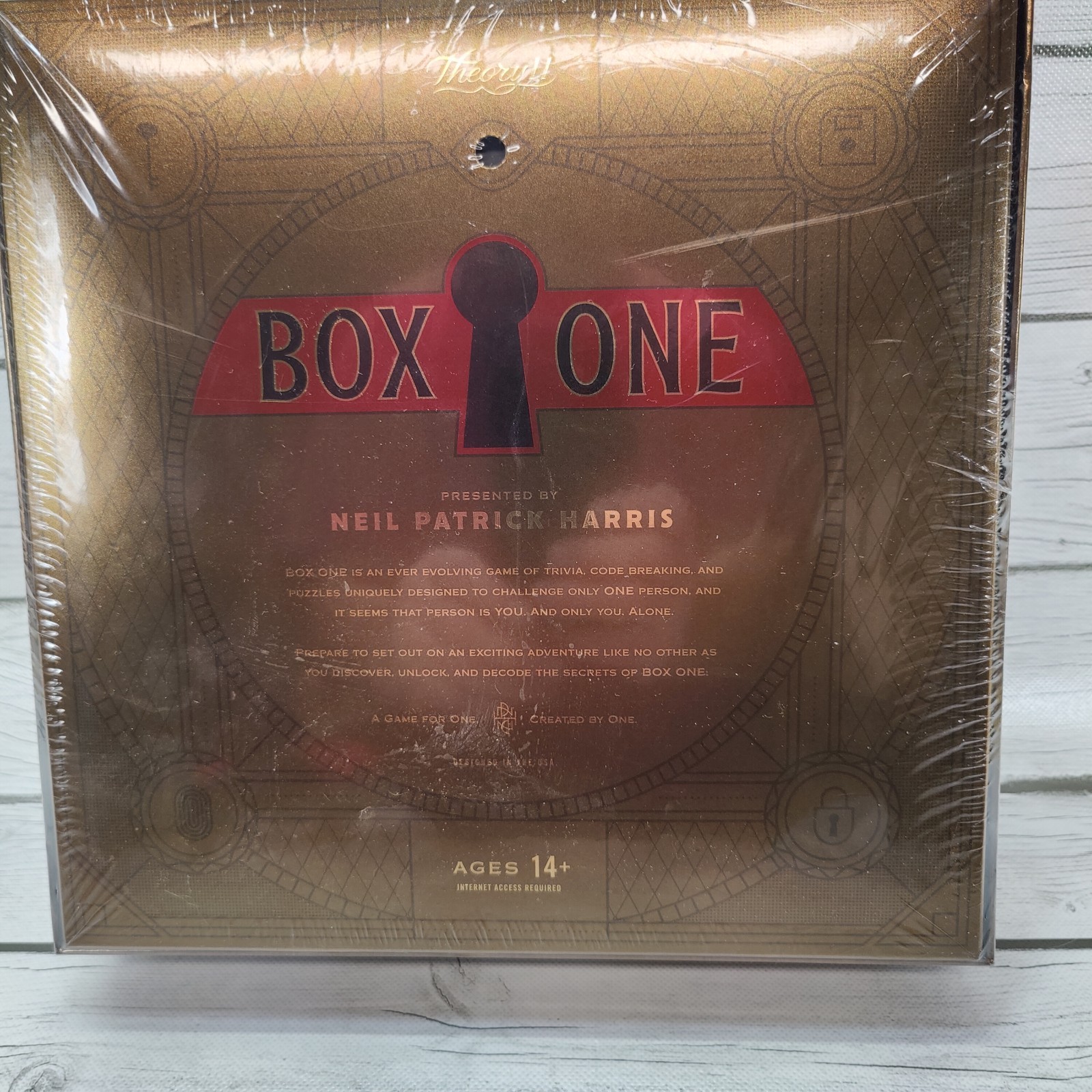 Box ONE Board Game Presented by Neil Patrick Harris 1 Player