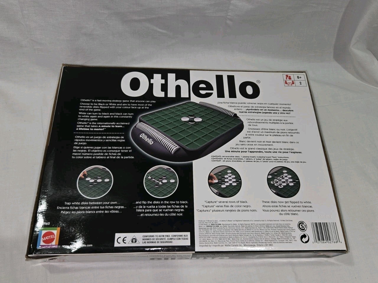 Othello® Classic Family and 2-Player Board Game for Ages 8 and Up