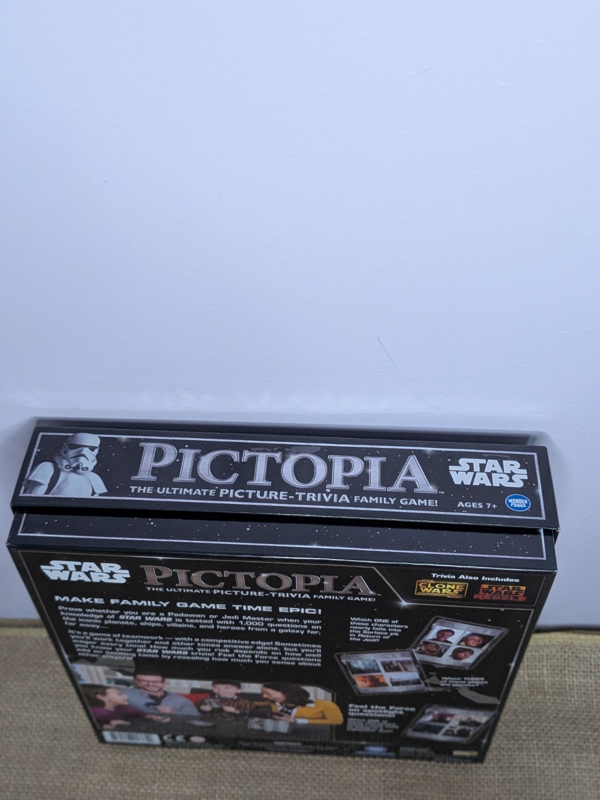 Pictopia Star Wars Complete Ultimate Picture Trivia Board Game Clone Rebels