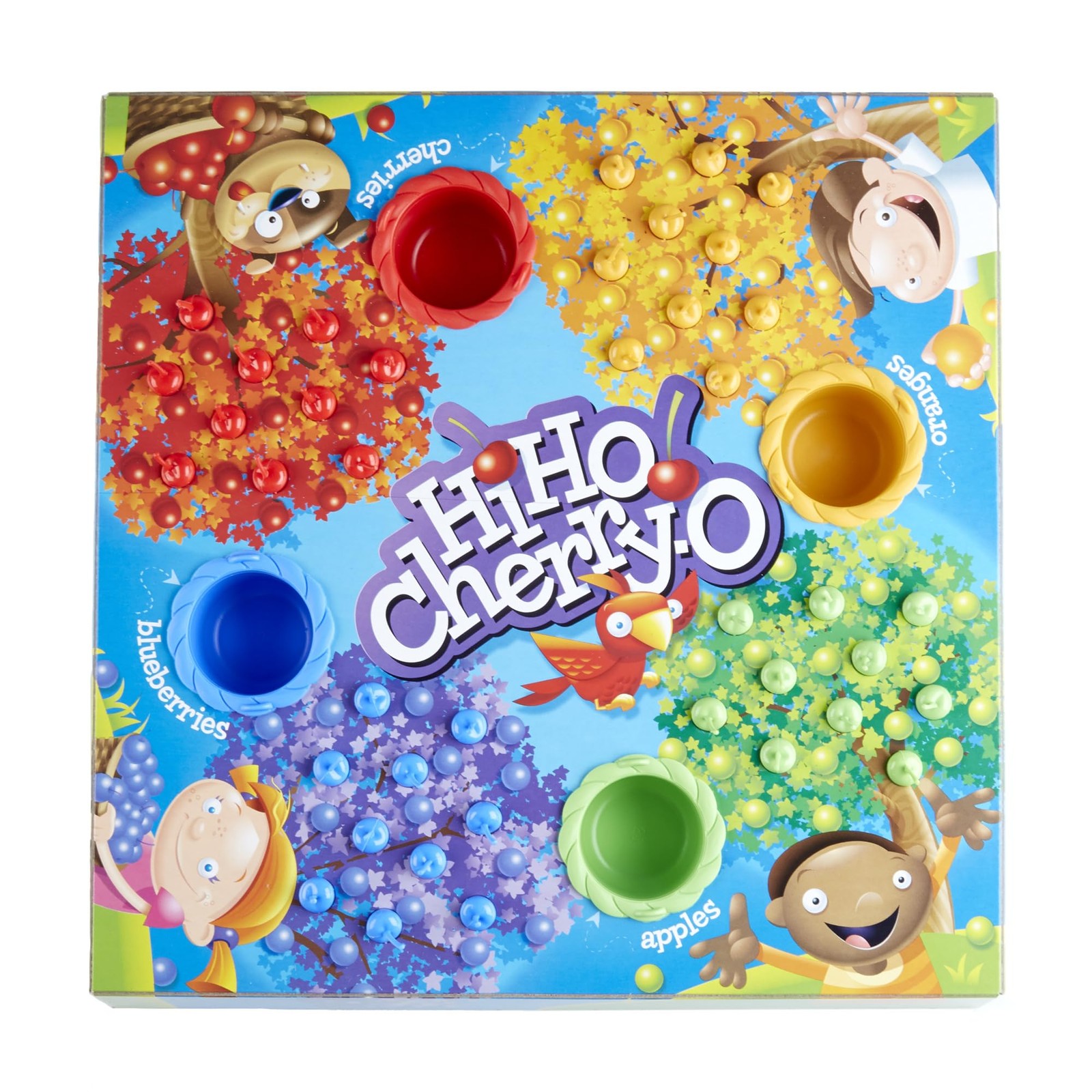 Hasbro Gaming Hi Ho Cherry-O Board Game for 2 to 4 10.75″ x 3″, Multicolor