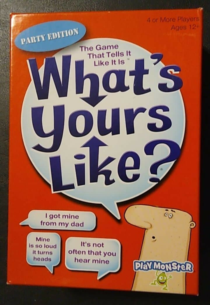 PlayMonster’s – ‘What’s Yours Like?’ Party Card Game – NEW!!