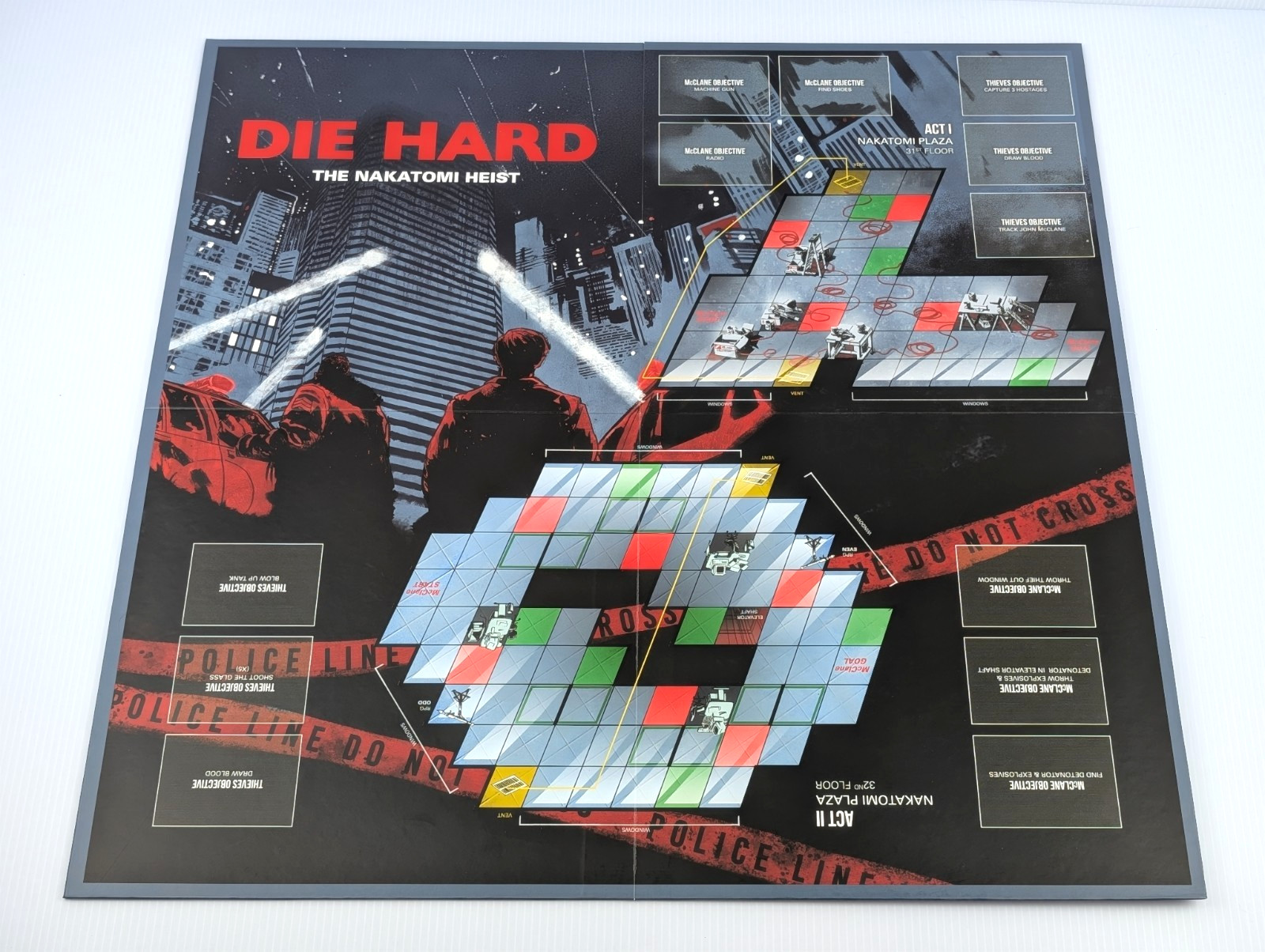 Die Hard The Nakatomi Heist Board Game OP Games 100% COMPLETE