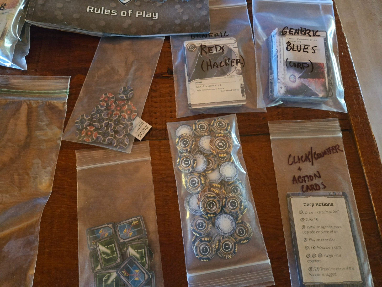 Android Netrunner LCG Core Set w/ 2 Data Packs + Creation and Control Expansion