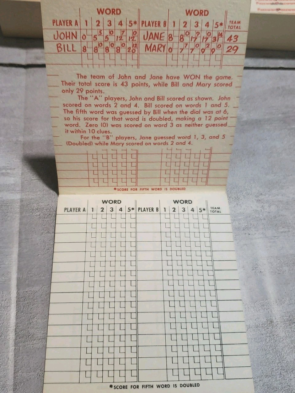 Vtg 1962 Milton Bradley Password Board Game Vol 2 #4260