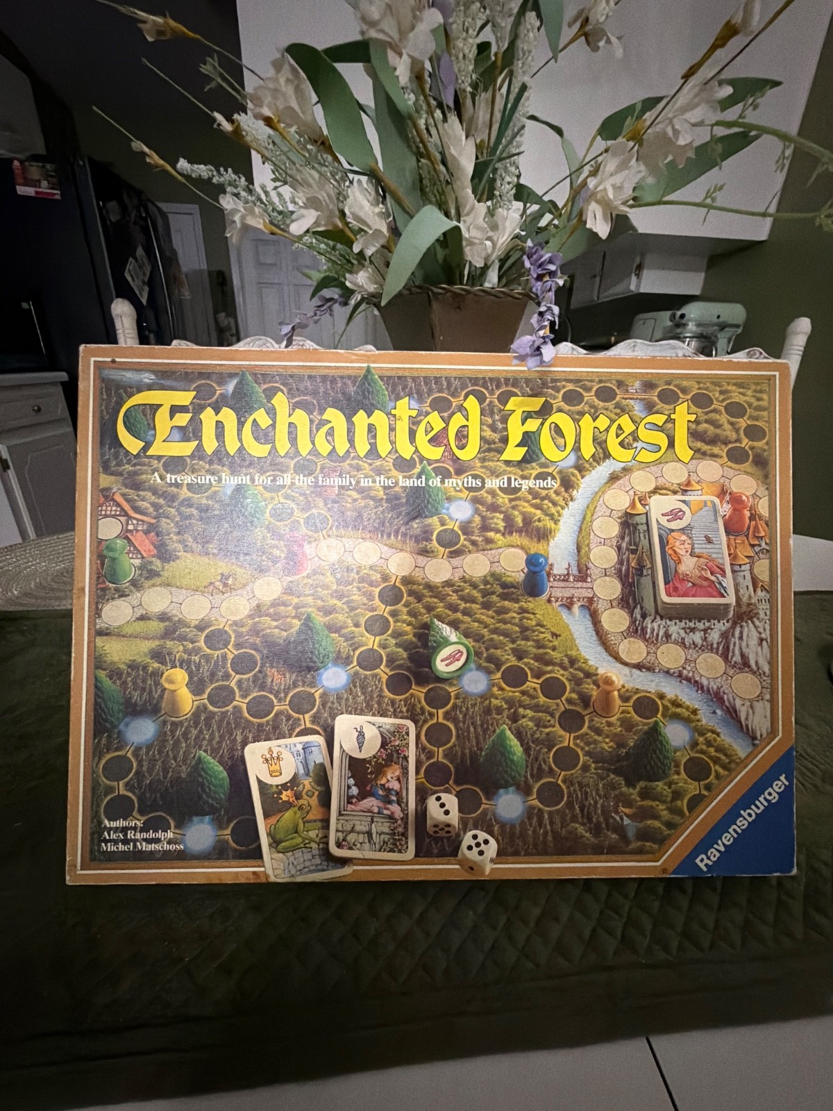 Vintage Enchanted Forest Board Game Ravensburger 1982 First Edition Complete