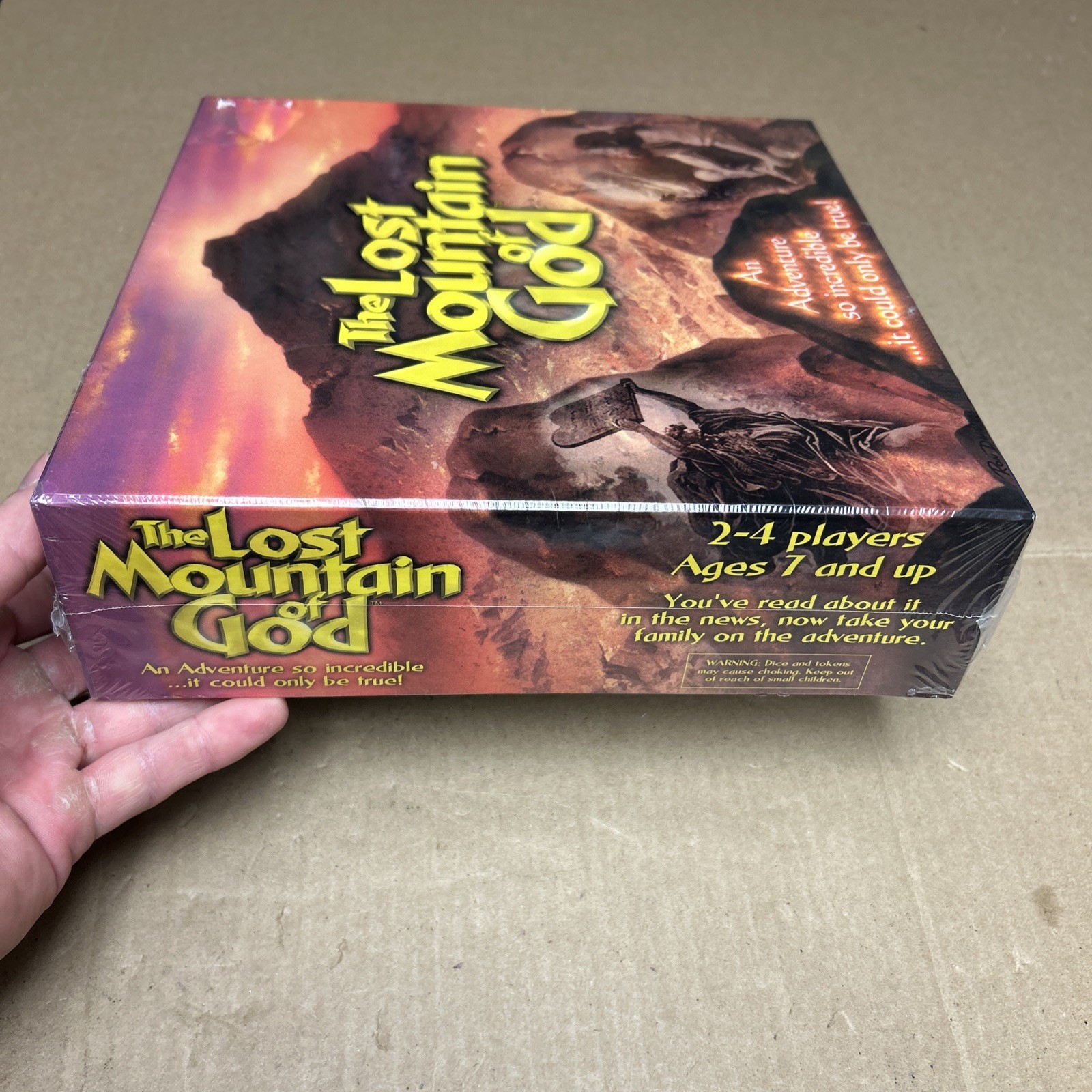 Tommy Nelson The Lost Mountain of God Biblical Adventure Board Game New W/Tears