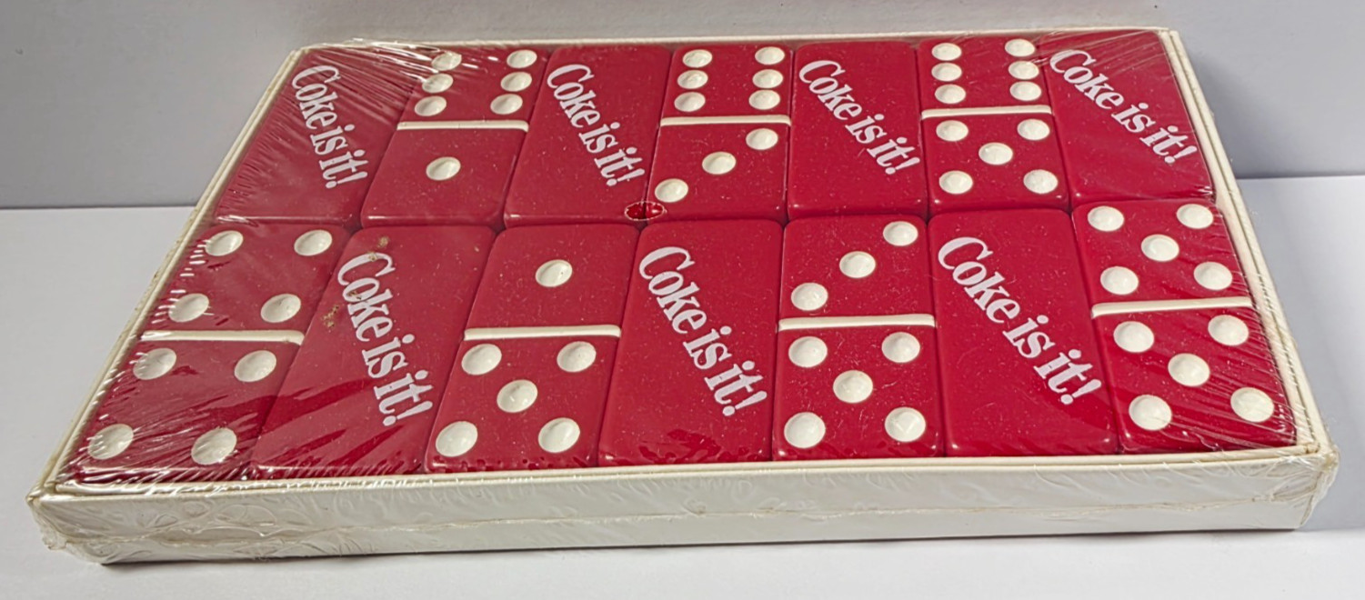 NEW SET 4 VINTAGE Classic Games Coca Cola Yahtzee, Playing Cards & Coke Domino