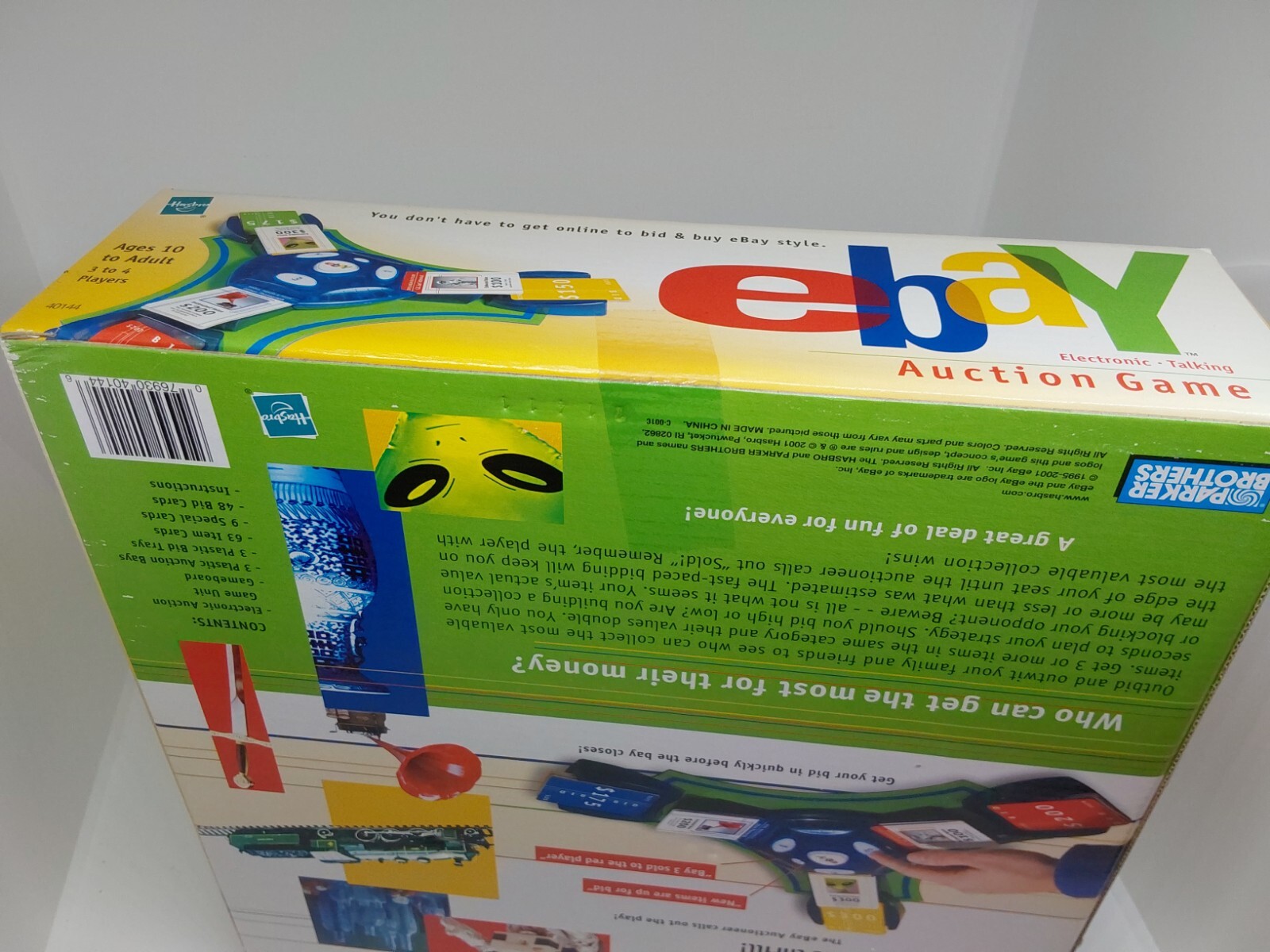 eBay Auction Board Game Electronic Talking Parker Brothers/Hasbro Age 10+ NIB