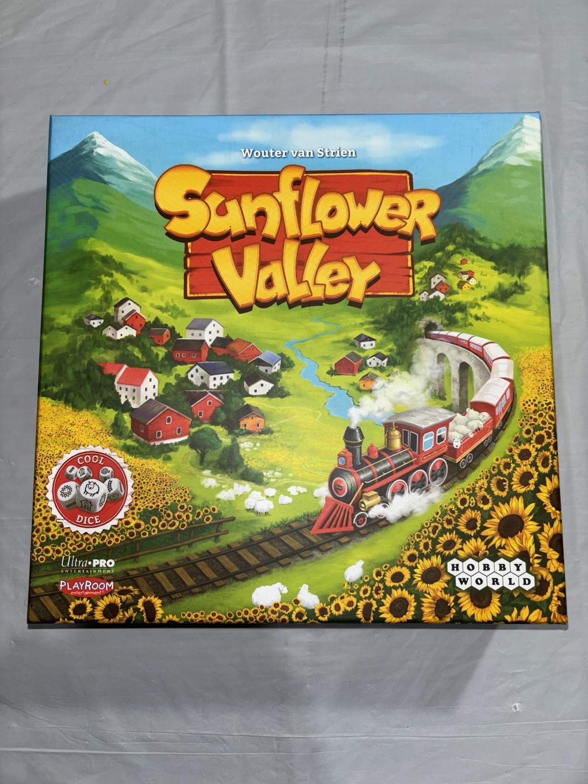 Sunflower Valley by Wouter Van Strien Strategy Dice Building Farming Board Game