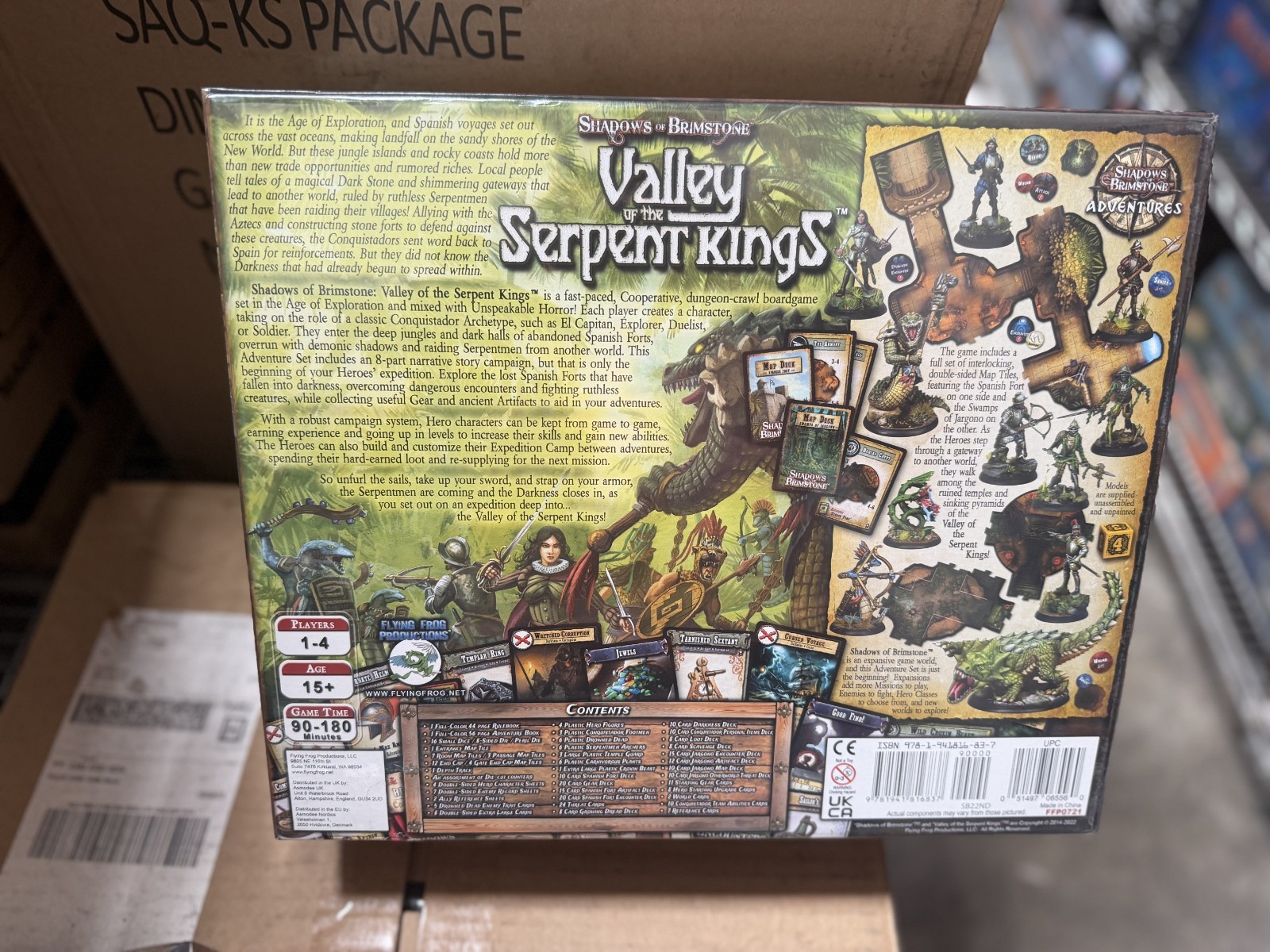 Shadows of Brimstone Adventures Kickstarter Warlord Level Pledge NEW SEALED