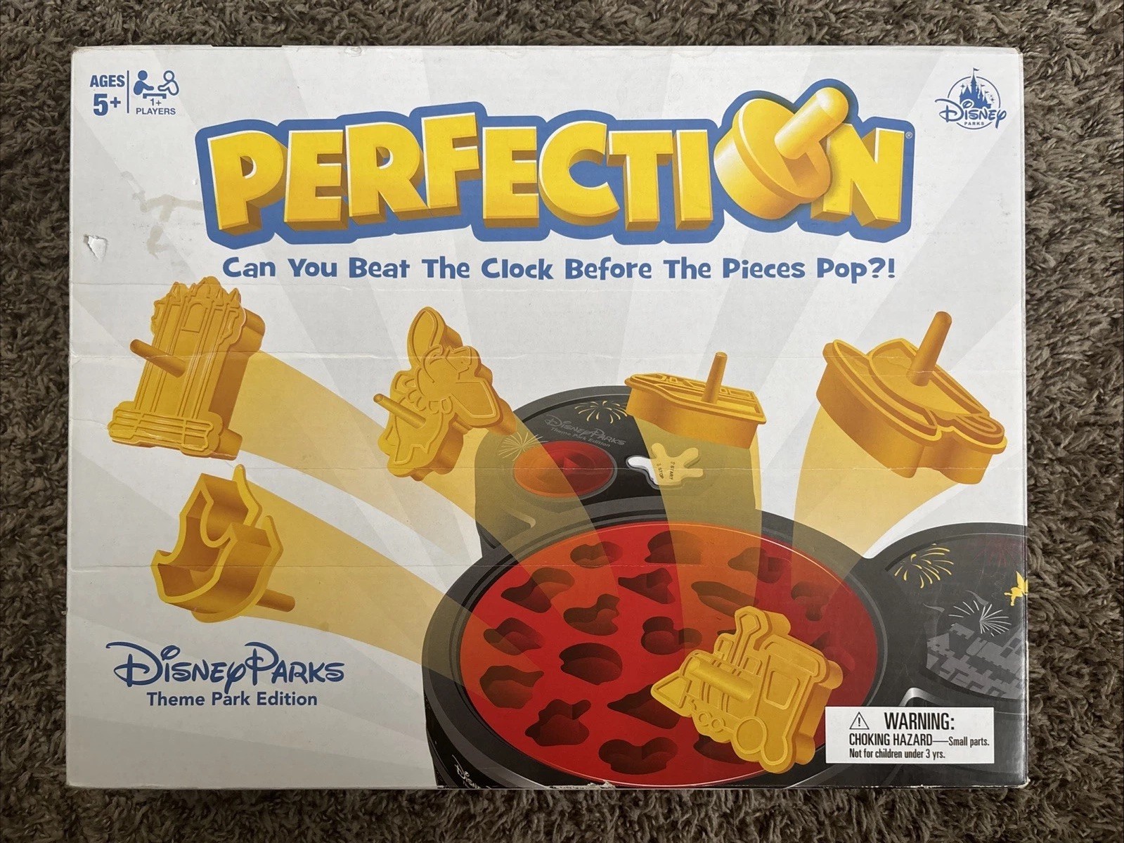 Walt Disney Perfection Board Game Theme Park Edition Complete 2019
