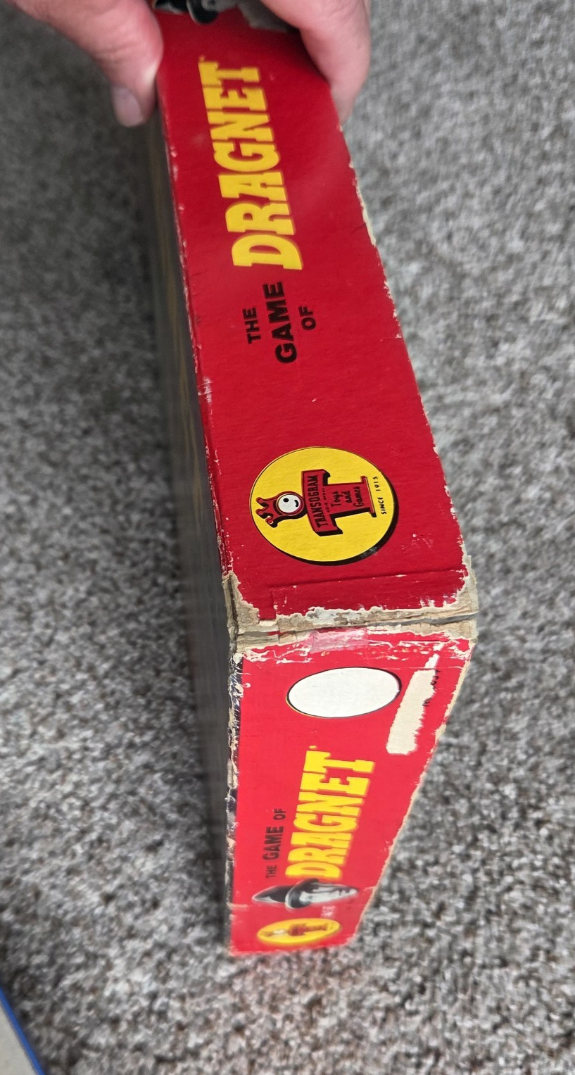 Vintage 1967, Dragnet board game, Transogram Excellent Conition