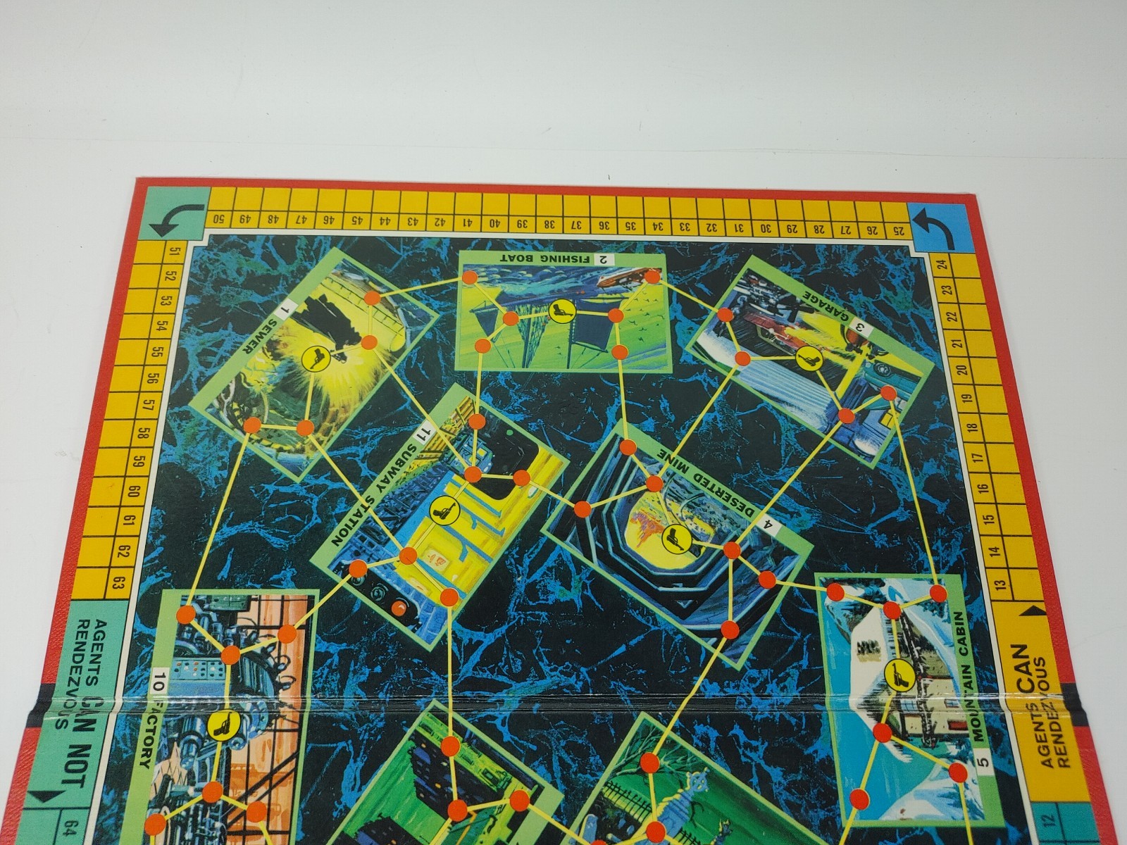 1964 James Bond Secret Agent 007 Board Game Complete Vintage Spy Milton Bradley