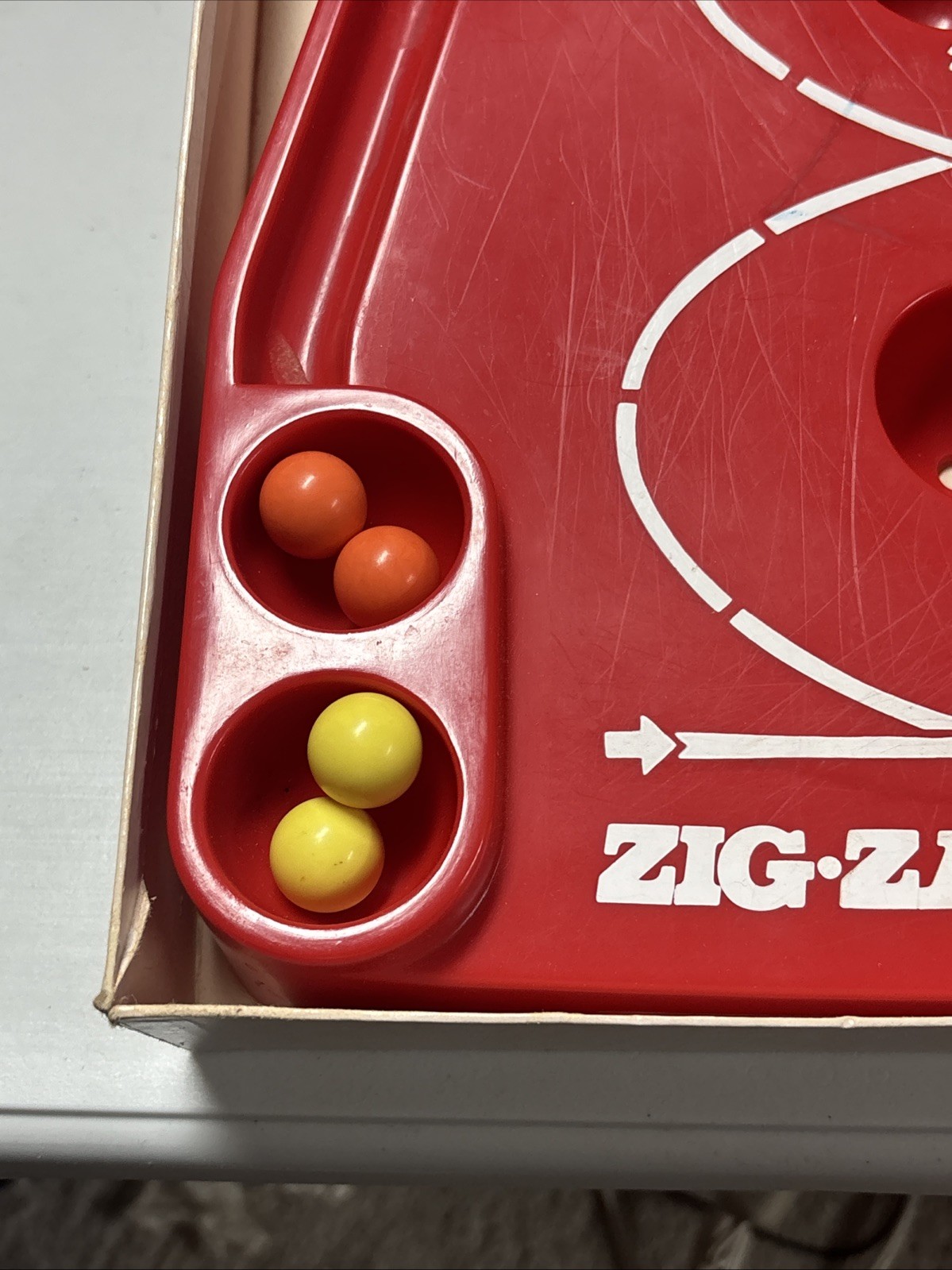Zig Zag Zoom Game By Ideal Vintage EUC Skill/Action Game 1970, Complete