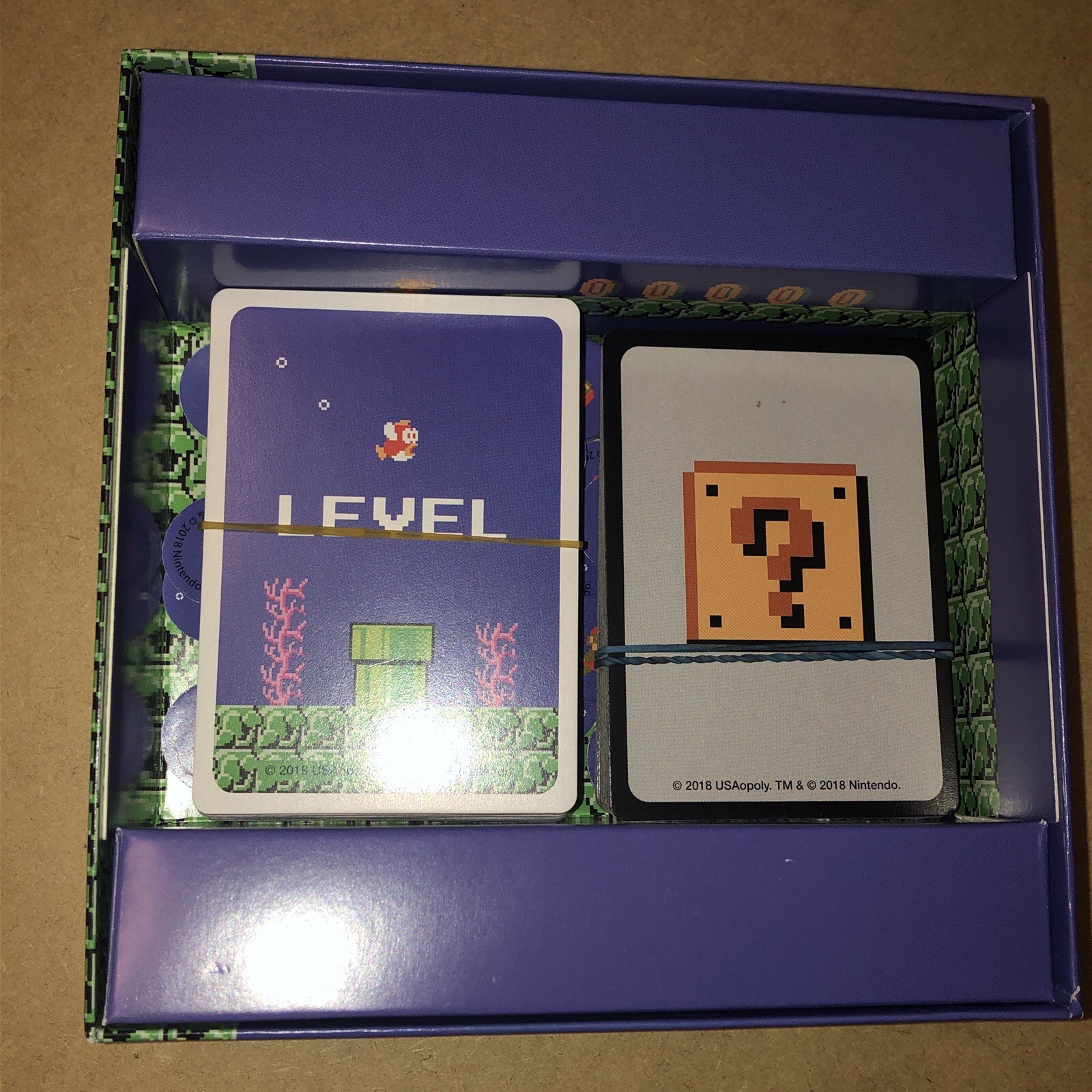 Super Mario Bros Power Up Card Game – Used, 100% Complete (Nintendo, USAopoly)