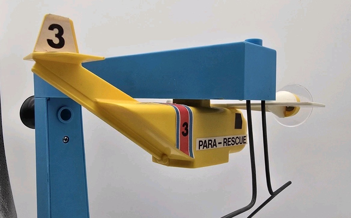 Vintage Gabriel Chutes Away Air-Rescue Target Game 1977 Box Parts Repair Read!