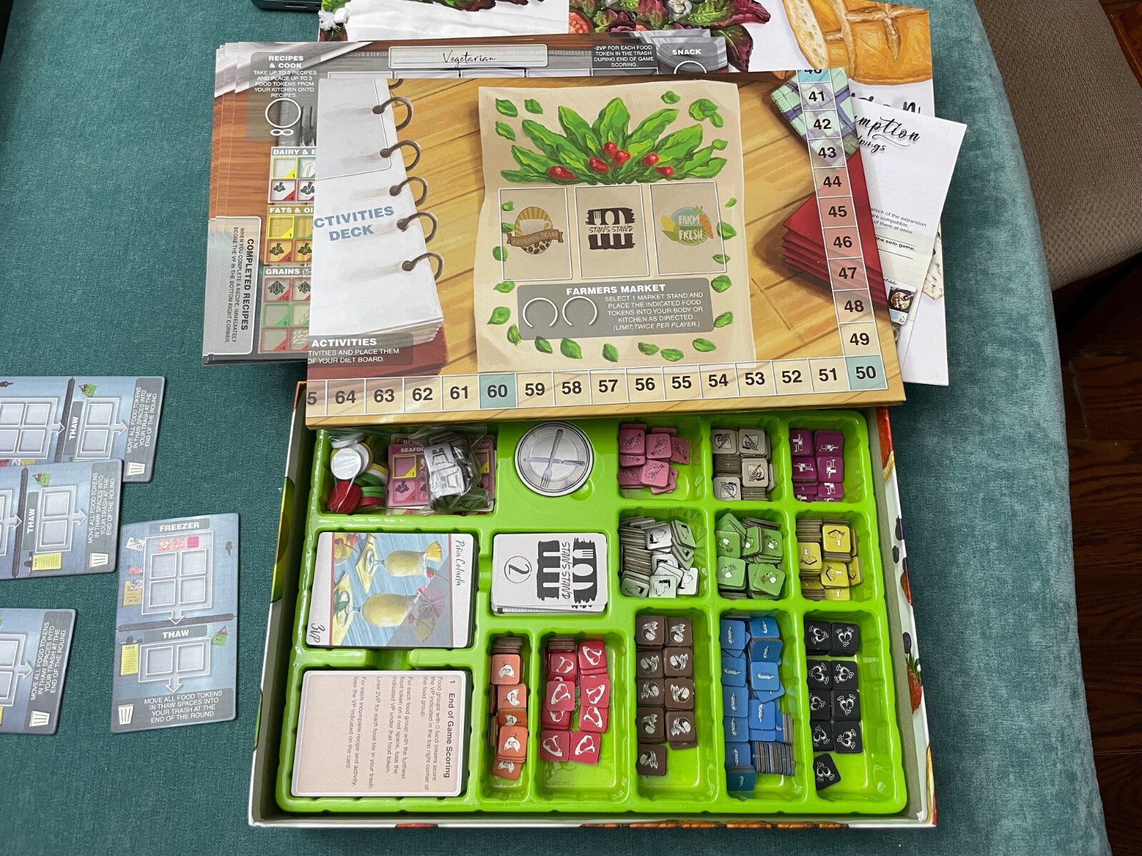 Consumption Food and Choices Board Game with Extra Helpings expansion
