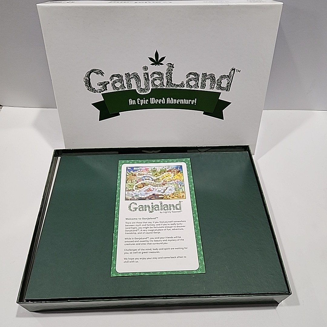 GanjaLand an Epic Weed Adventure Board Game Used Complete Clean