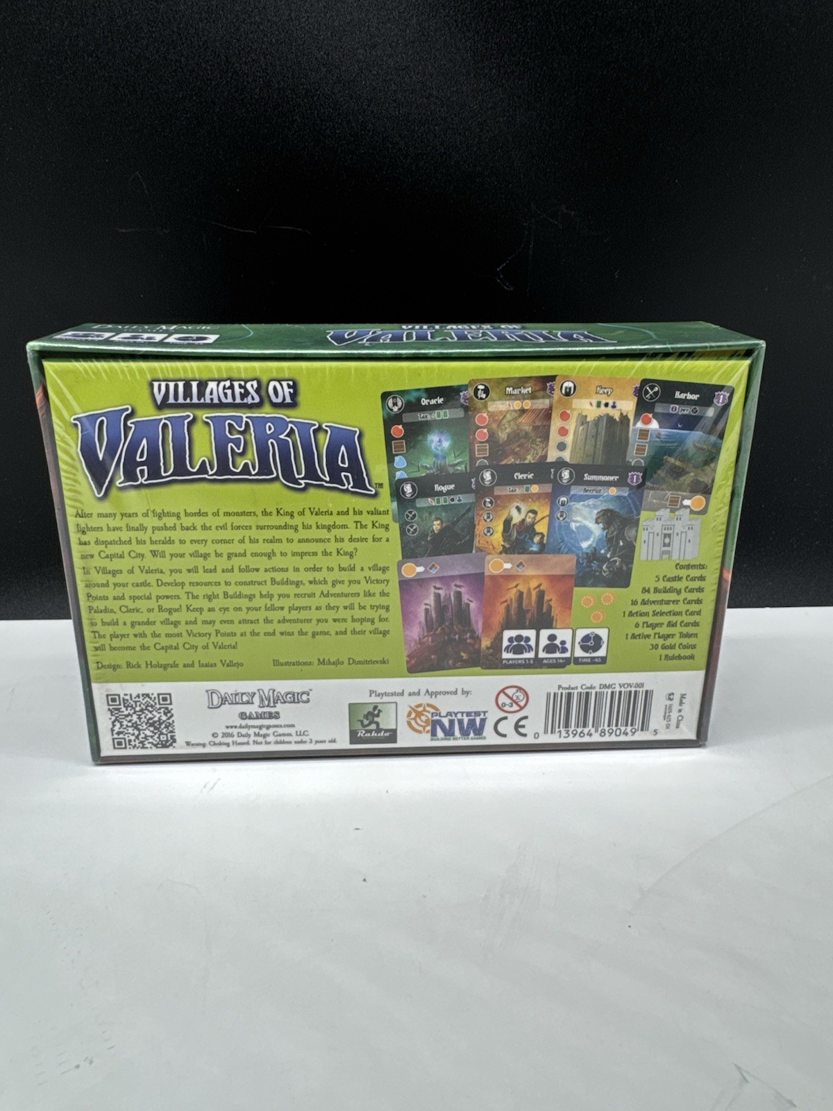 Villages of Valeria by Daily Magic Games Strategy Game for Ages 14+, 1-5 Players
