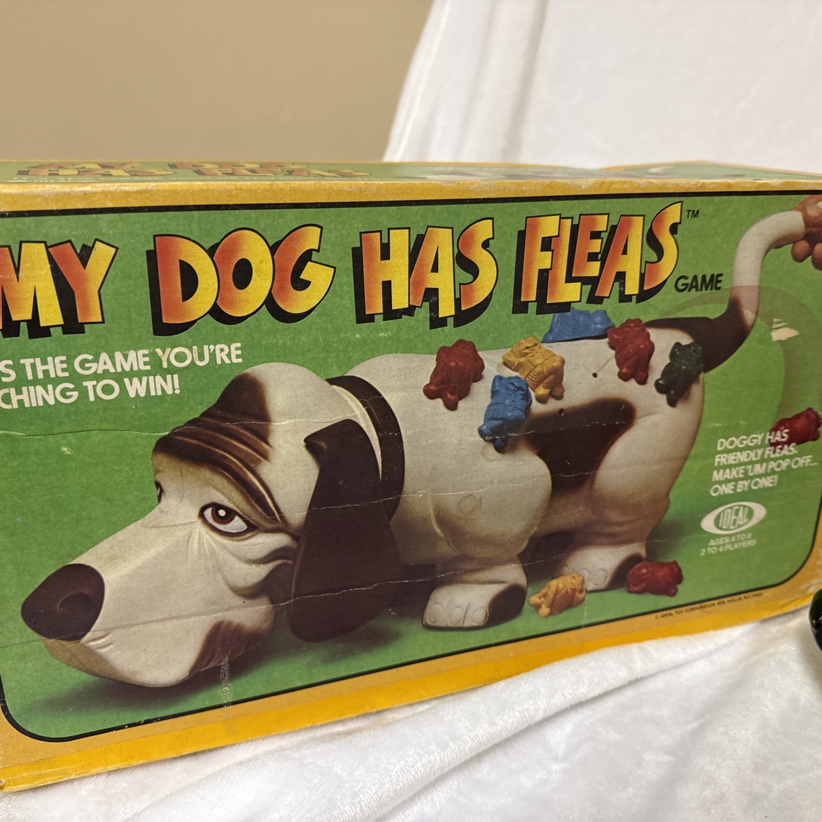 MY DOG HAS FLEAS 1979 Basset Hound Family Game Original Box no instruct