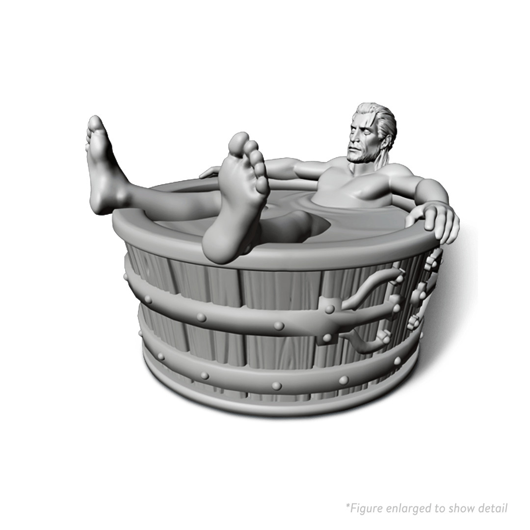 Unmatched: The Witcher – Geralt in Bathtub [Accessory]