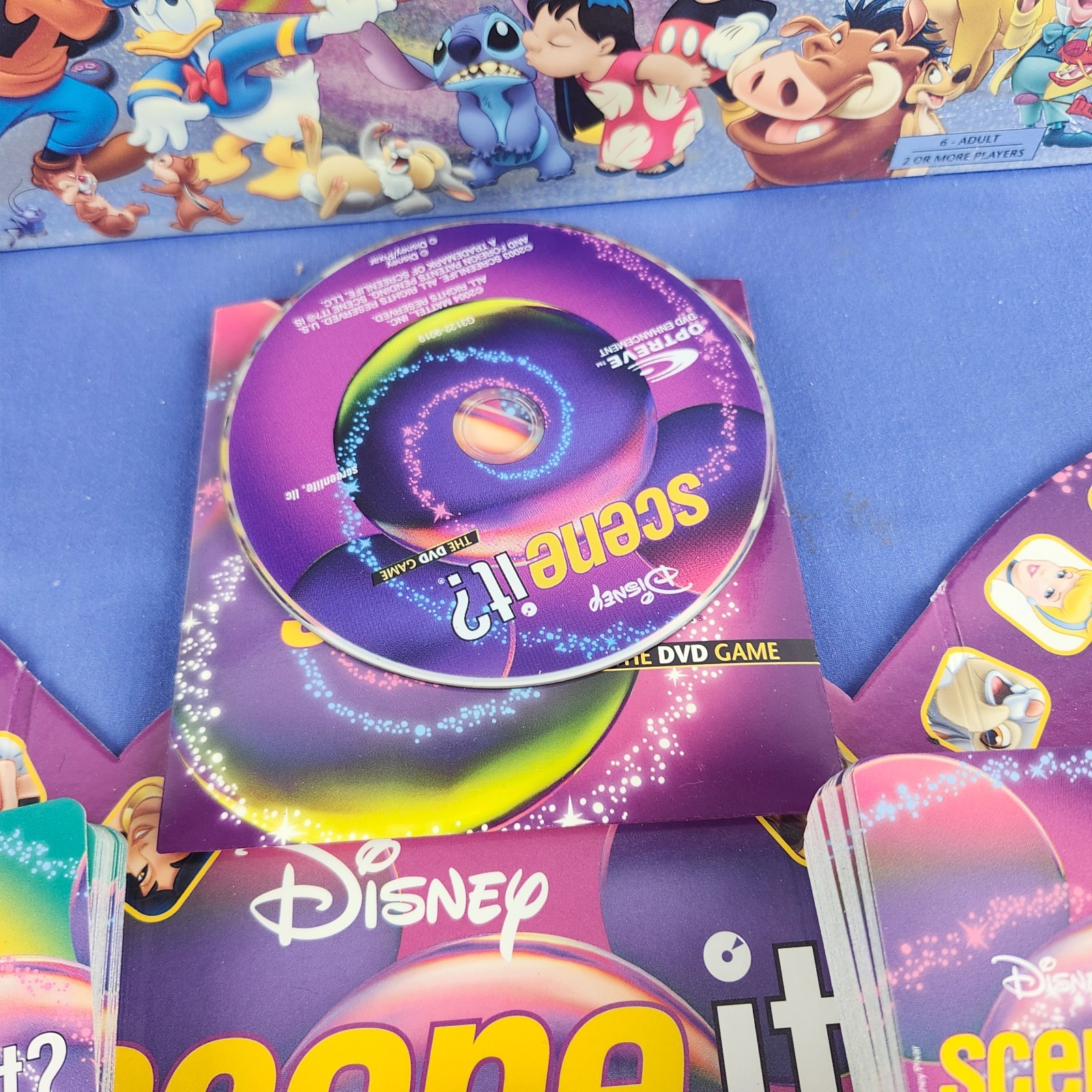 Disney Scene It? Family Trivia Board Game DVD Original 1st Edition VGC