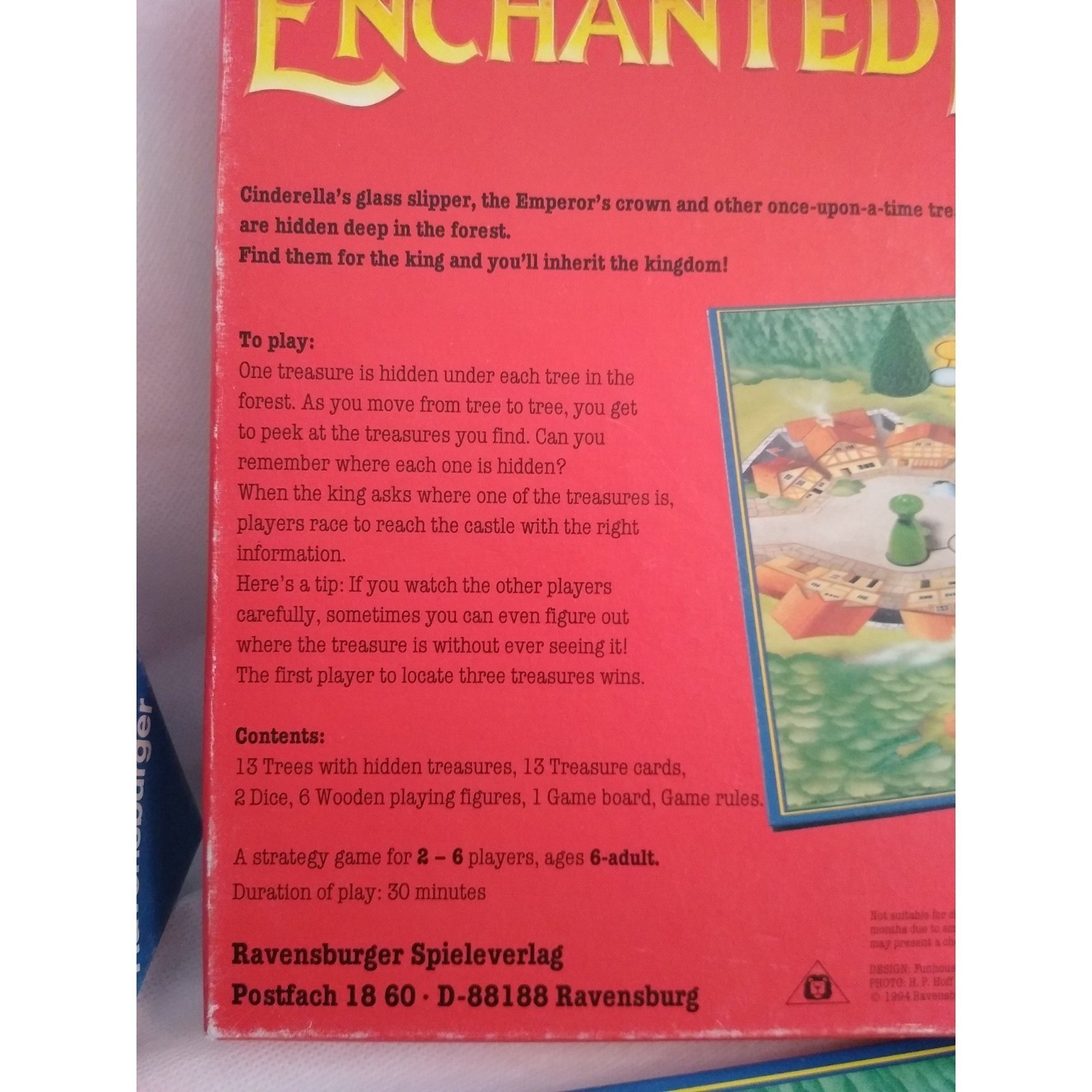 Enchanted Forest Board Game Complete Ravensburger 1994