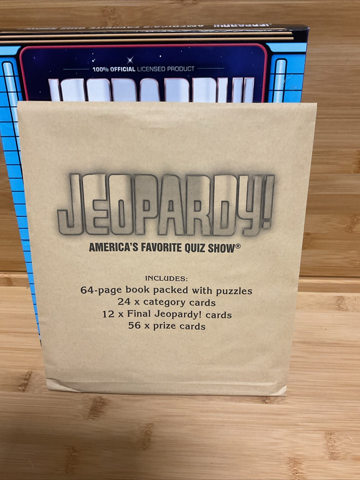 Jeopardy! America’s Favorite Quiz Show Board Game Complete Set New In Open Box.